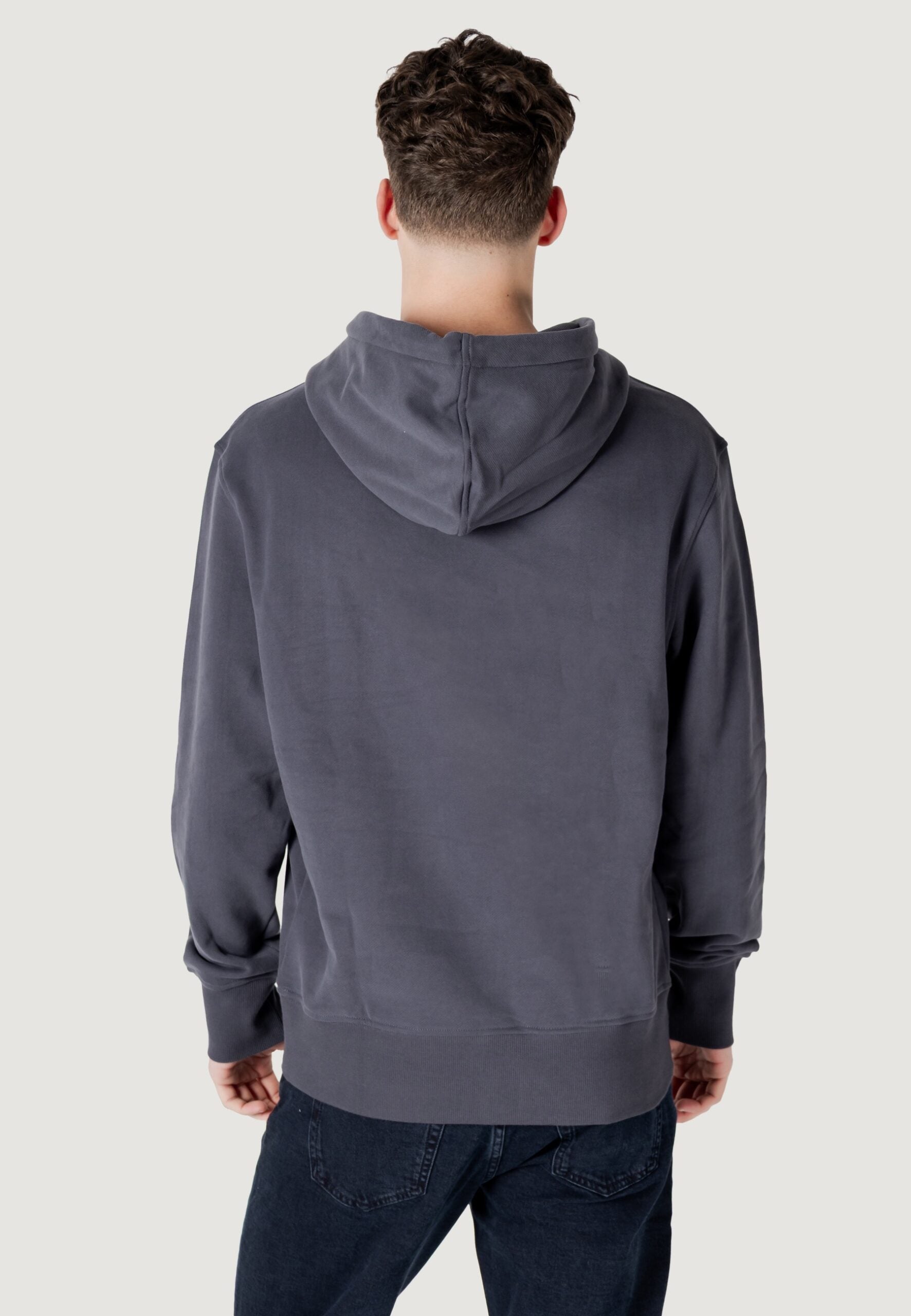Calvin Klein Jeans NYC Stamp Graphic Hoodie - Charcoal