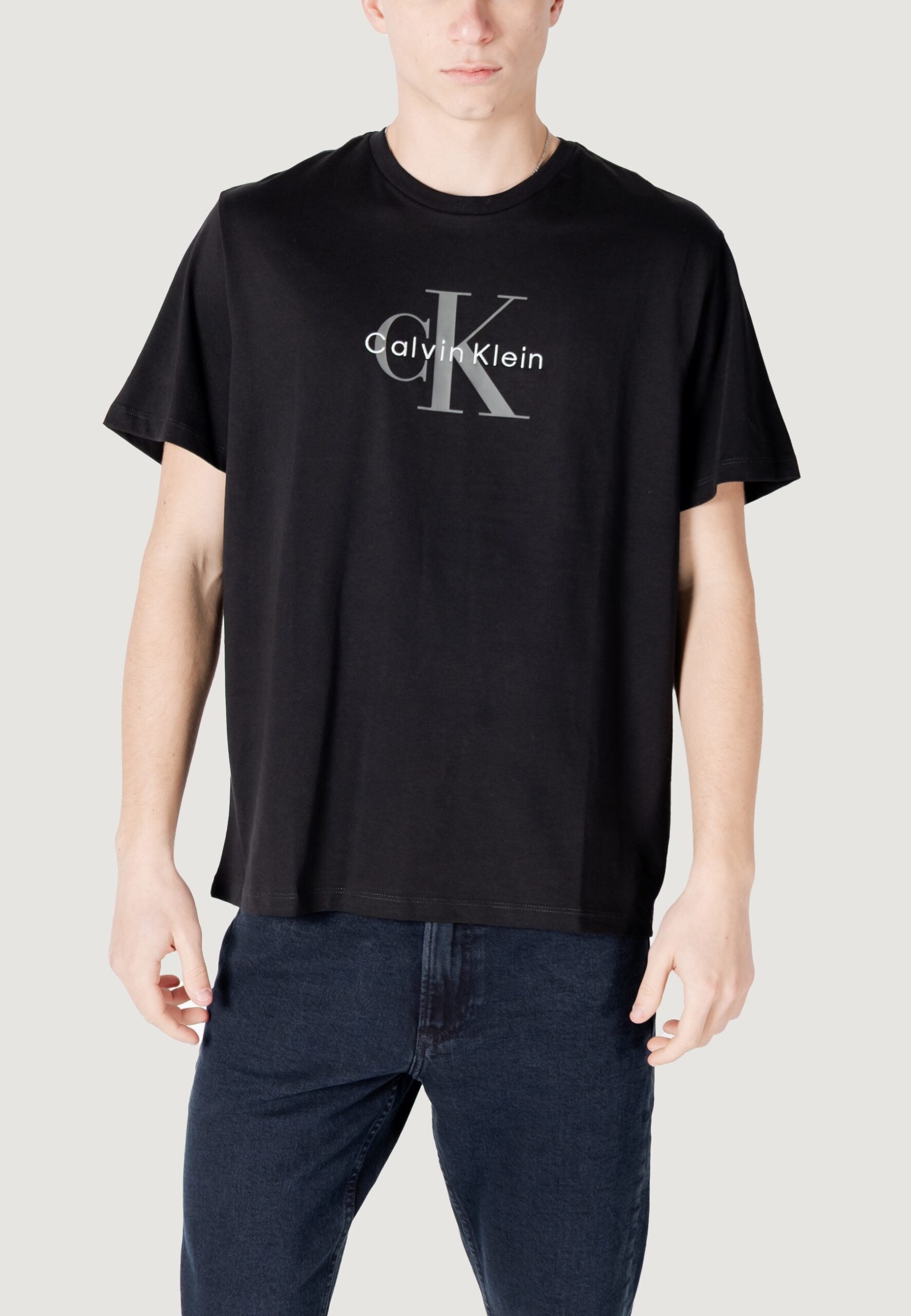 カルバン・クライン ジーンズ ヒーロー モノローグ Tシャツ - ブラック
