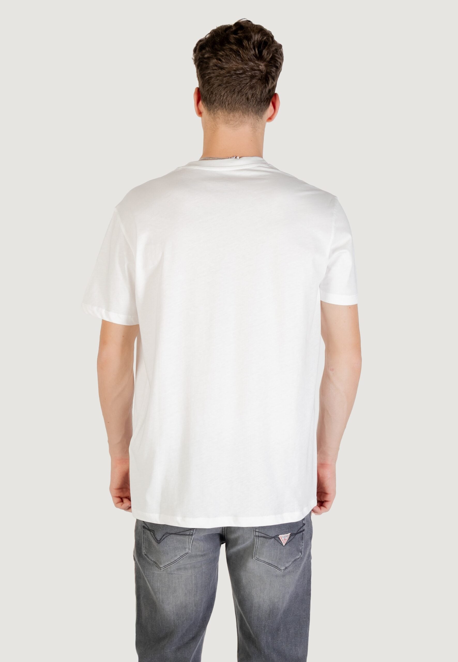 アルマーニ エクスチェンジ メンズ ホワイト Tシャツ XM001403 AF16432