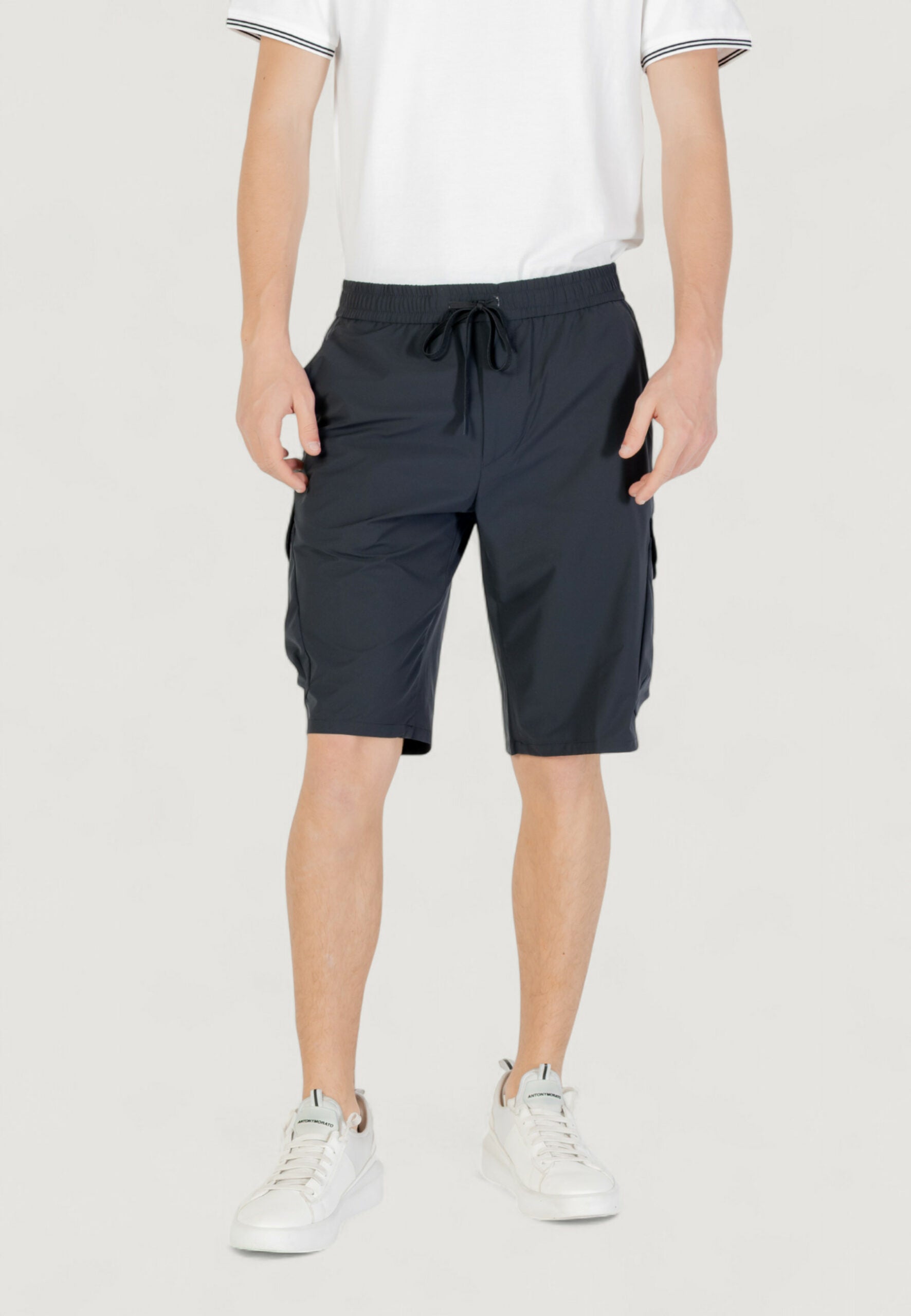 Boss Surbase-Cargo Bermuda Shorts - Dark Blue