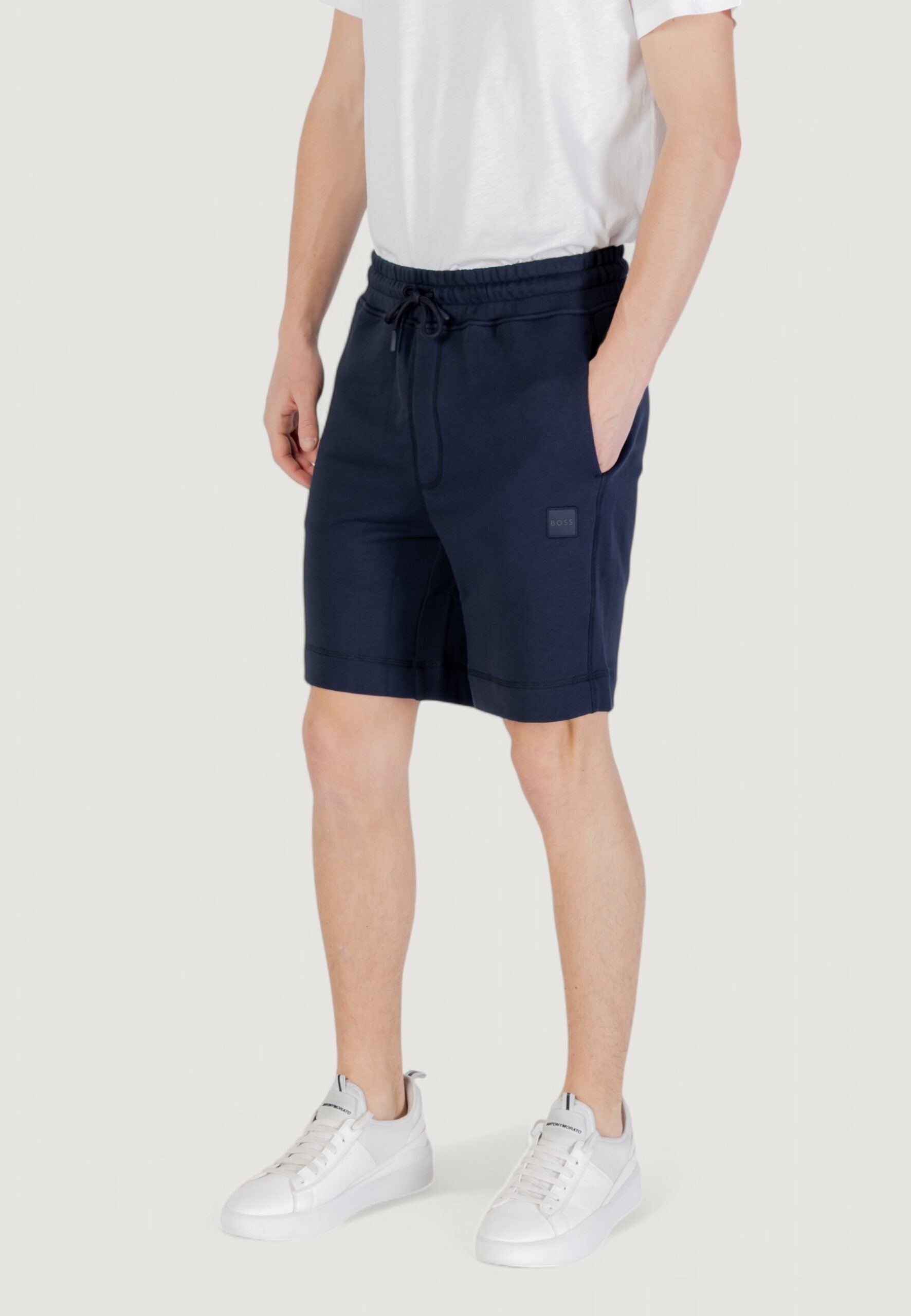 ボス セワク バミューダ ショーツ - ダークブルー