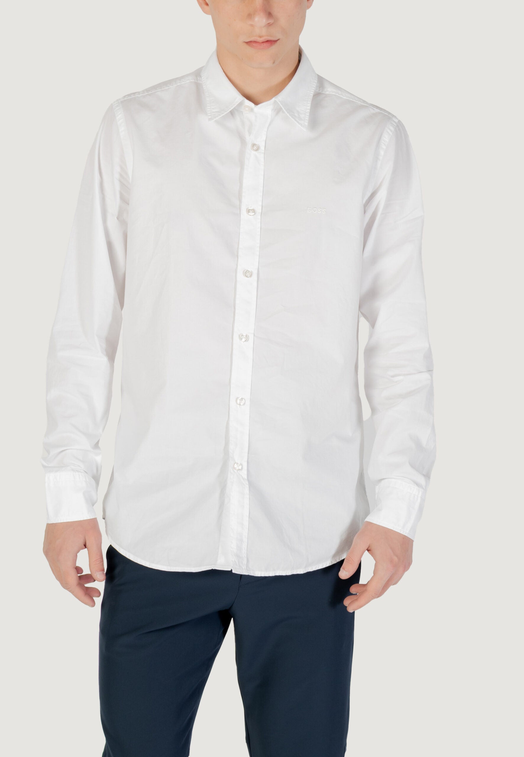 ボス レレガント 6M 長袖シャツ - ホワイト