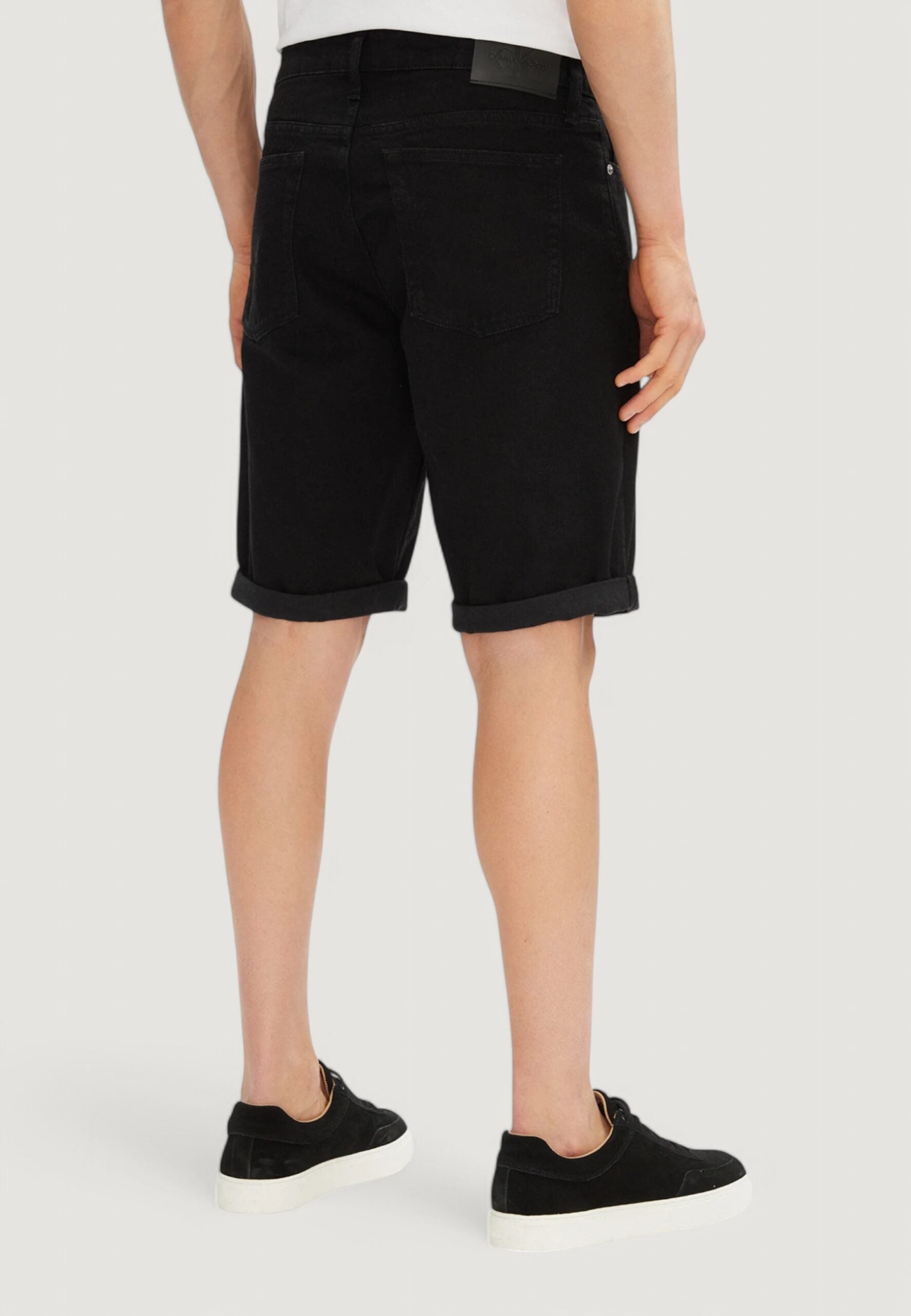 Calvin Klein Jeans Slim Bermuda Shorts - Black