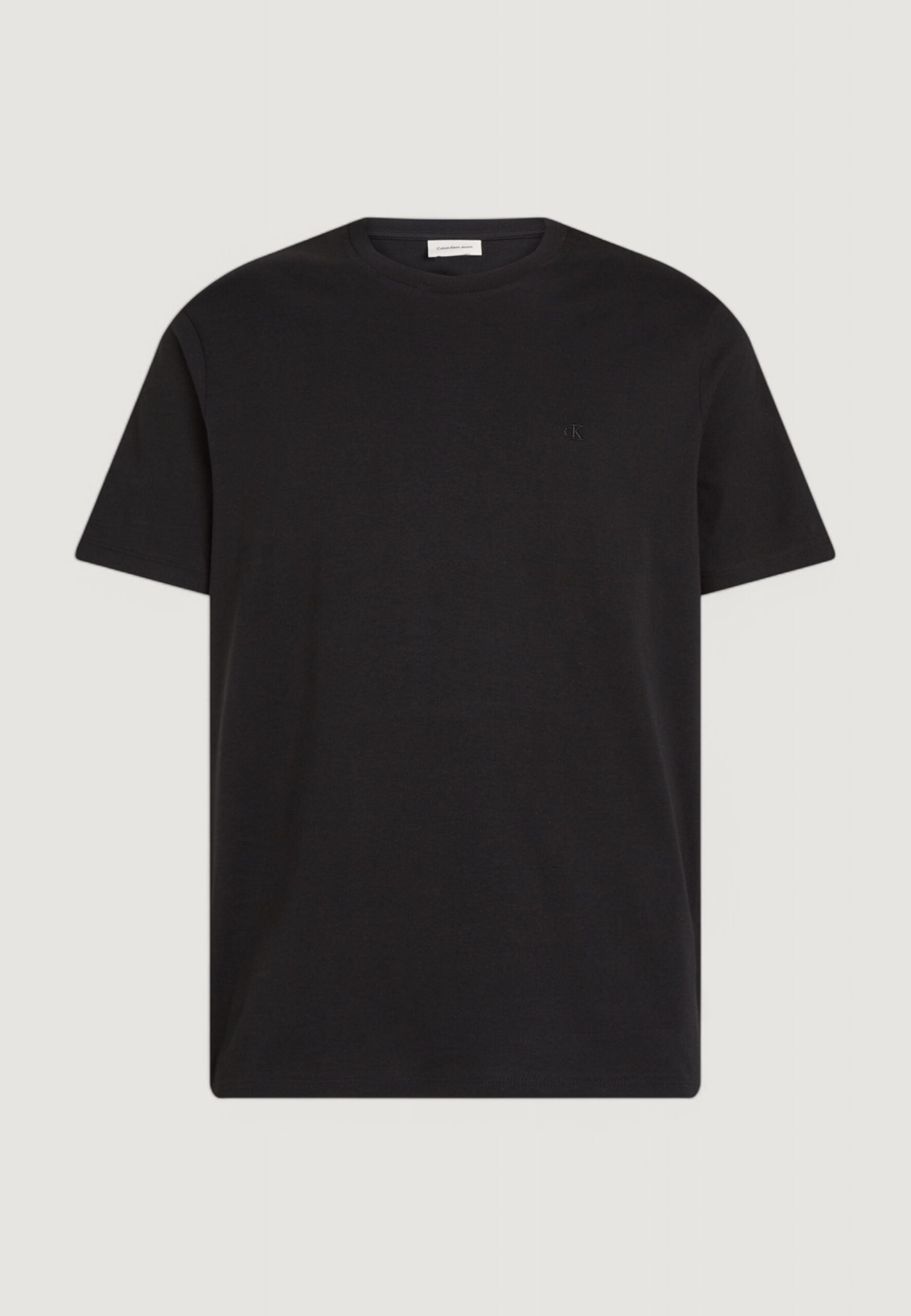 Calvin Klein Jeans Smooth Cotton Solid T-Shirt - Black
