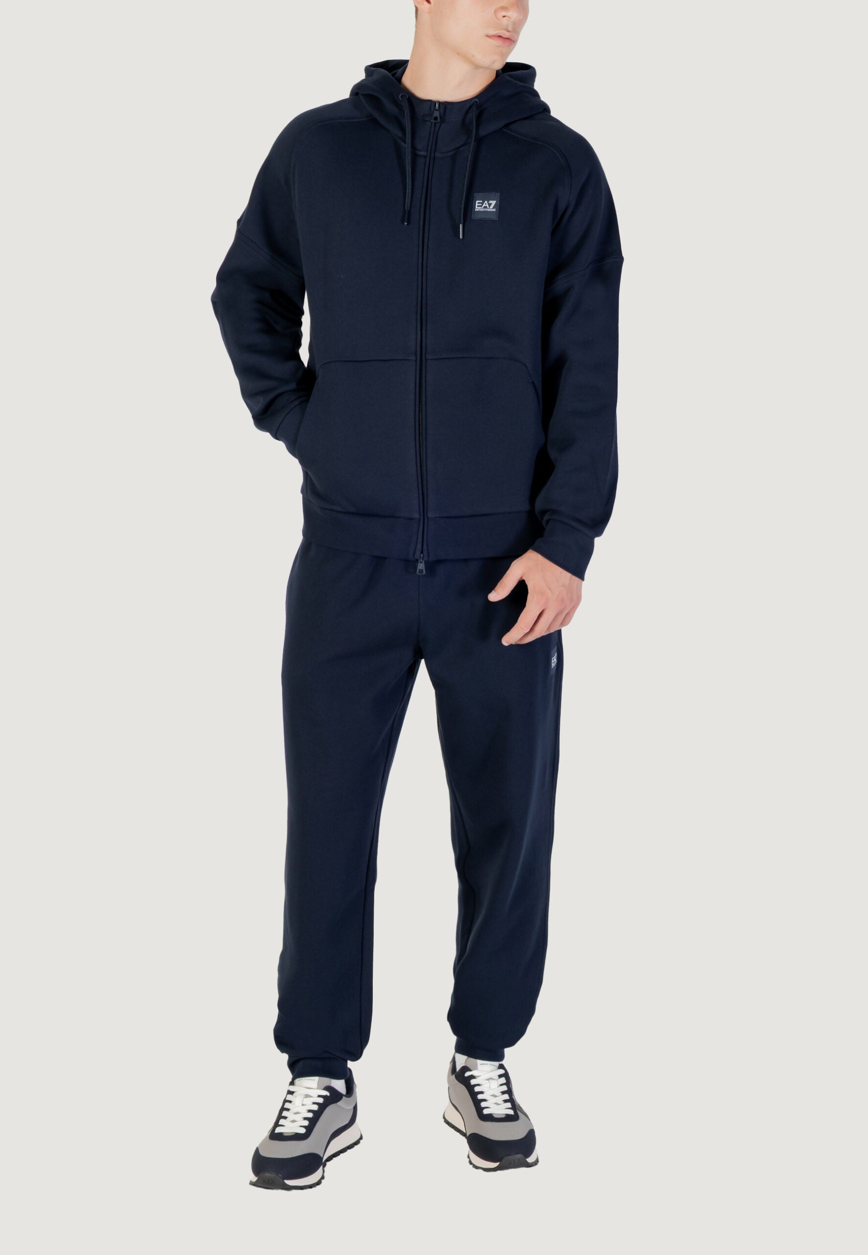 EA7 Men's Blue and White Tracksuit
