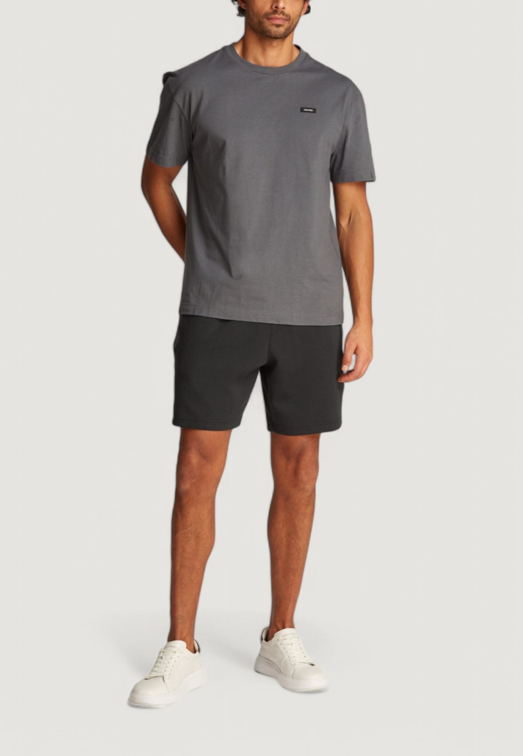 Calvin Klein Jeans Logo Tape Sports Bermuda Shorts - Black