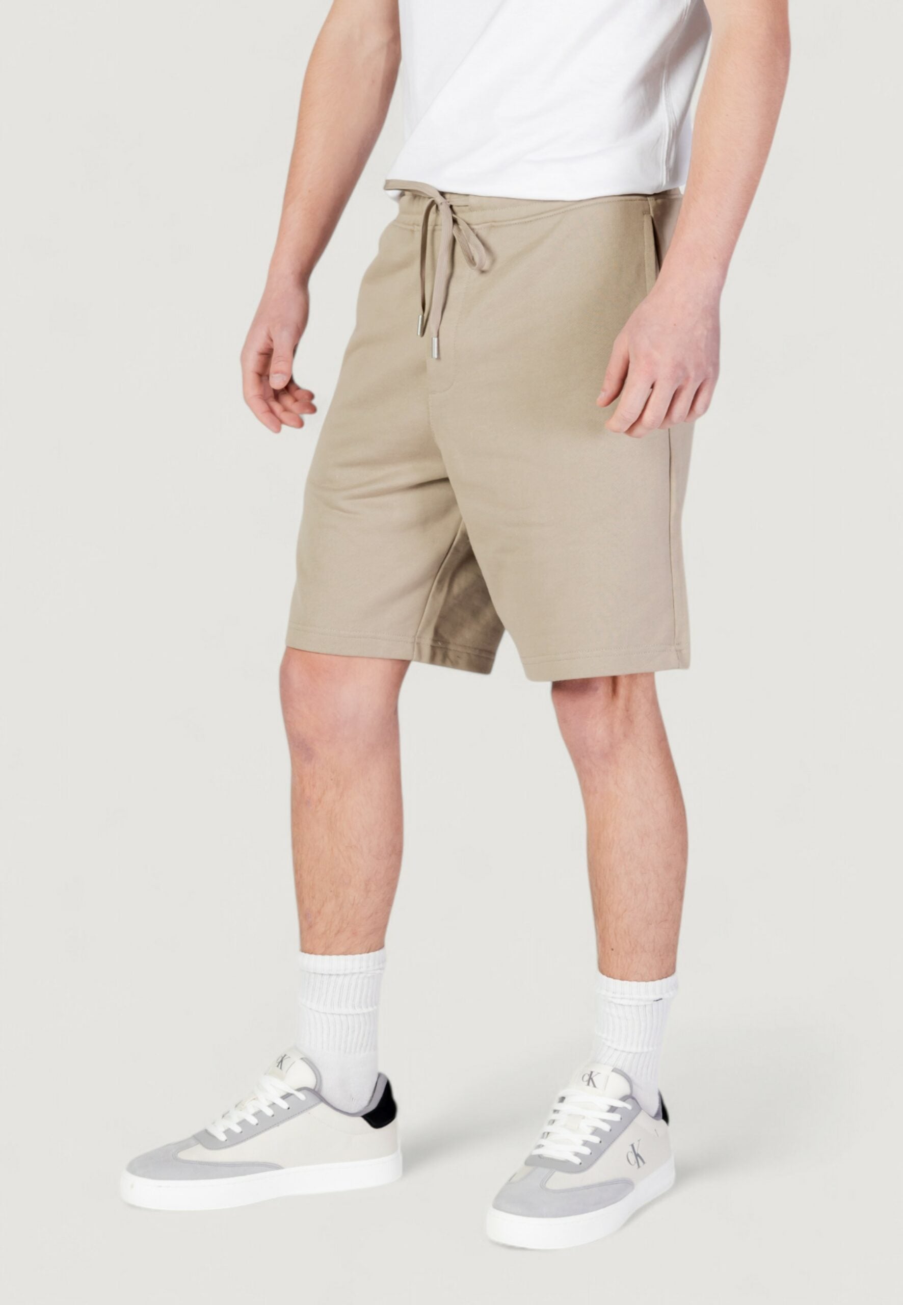 Replay Men's Bermuda Shorts - Light Beige Casual Fit