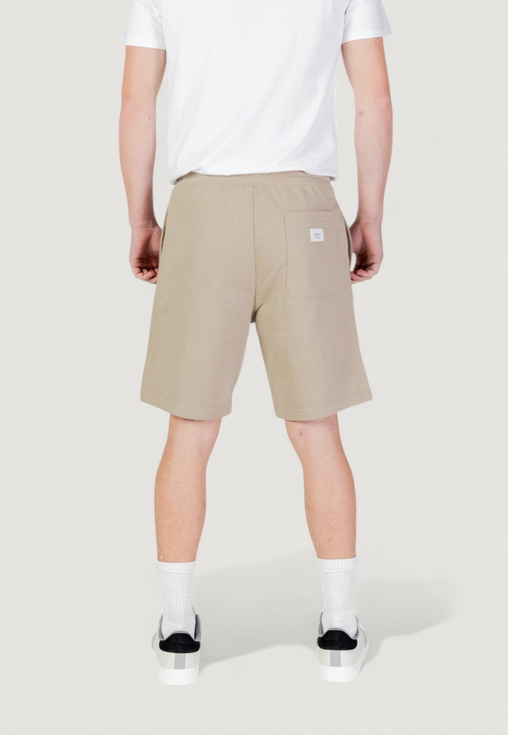 Replay Men's Bermuda Shorts - Light Beige Casual Fit
