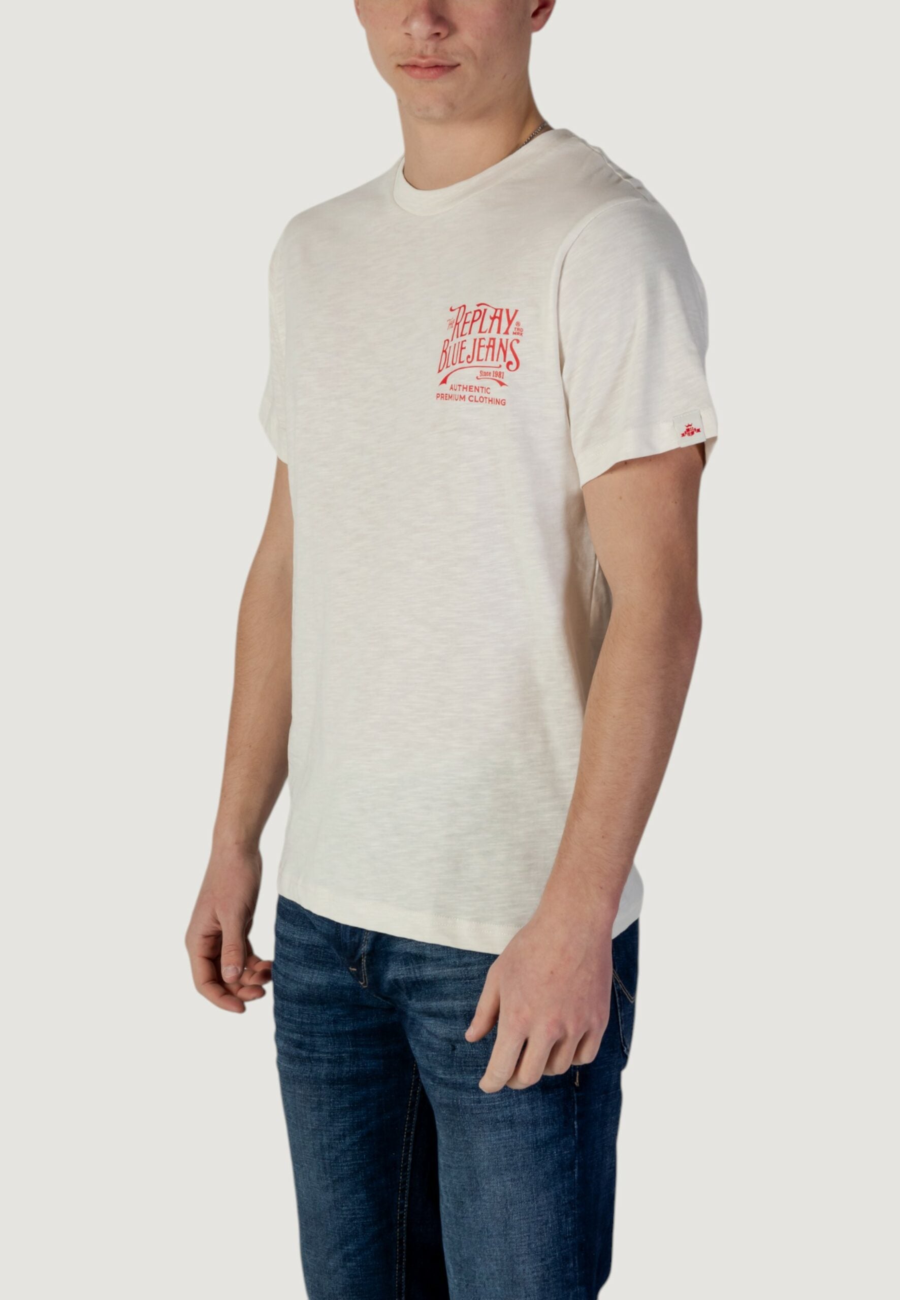 Replay M3023 Cream T-Shirt