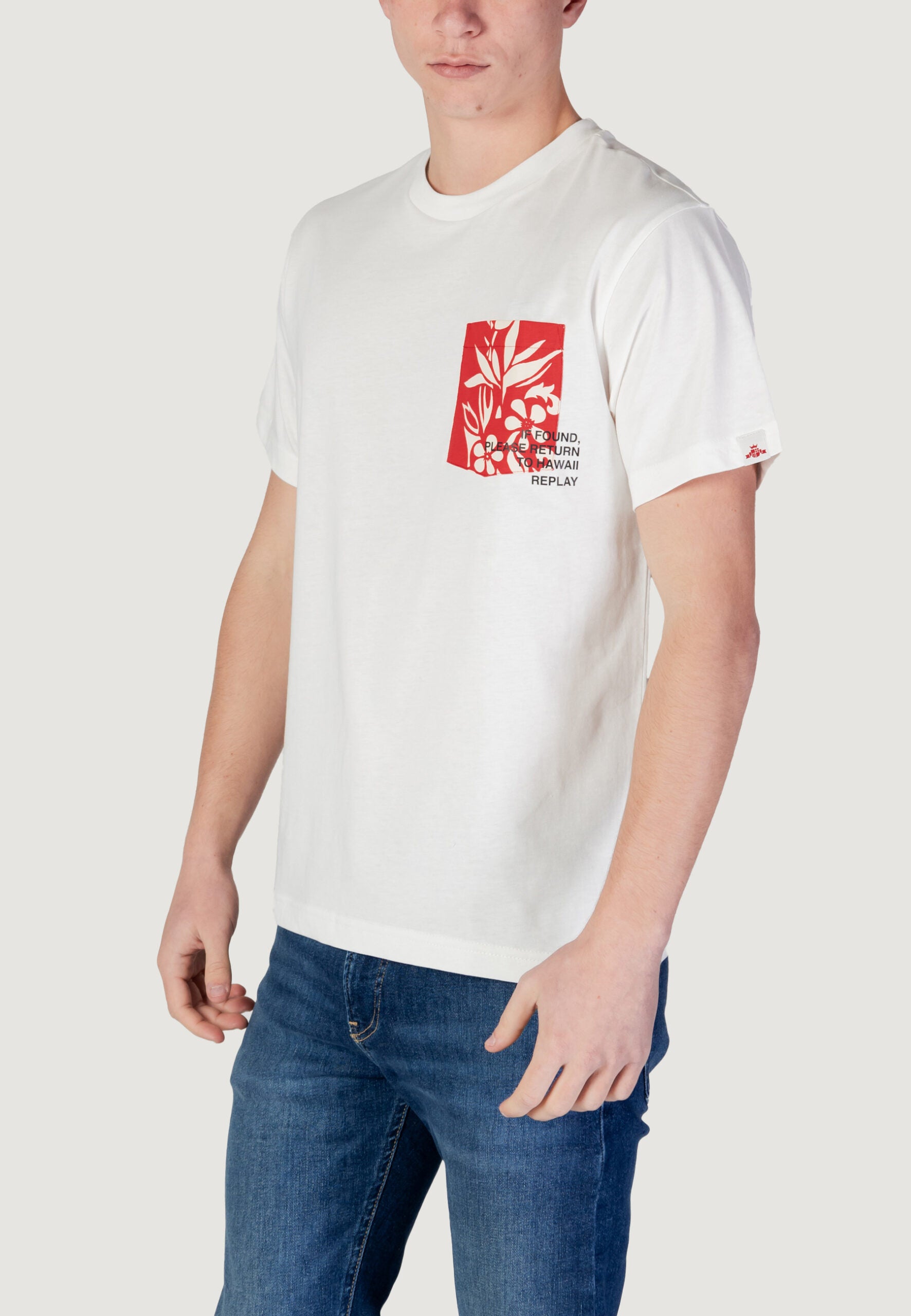 Replay M3065 White T-Shirt