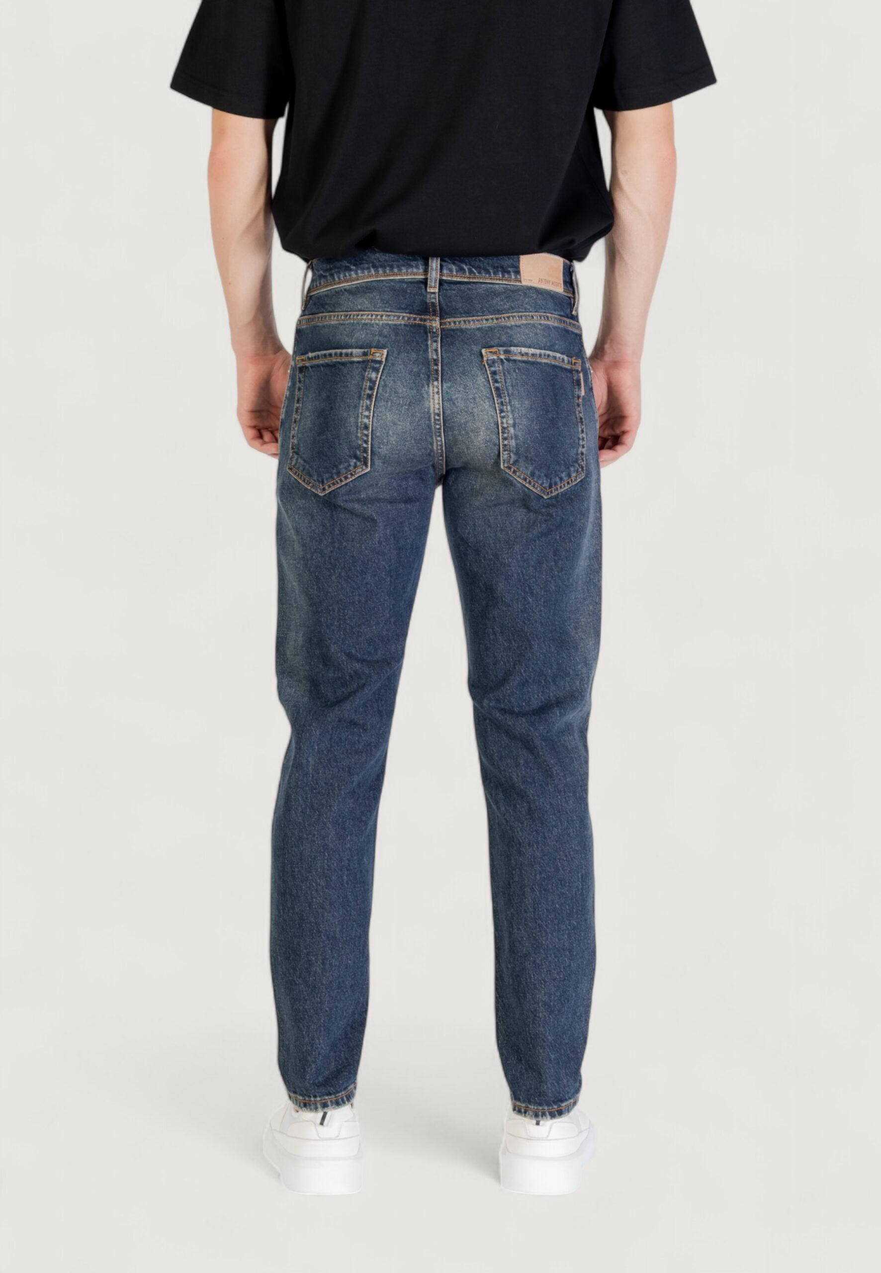 アントニー・モラート メンズ ARGON スリム アンクル丈 フィット デニム ジーンズ