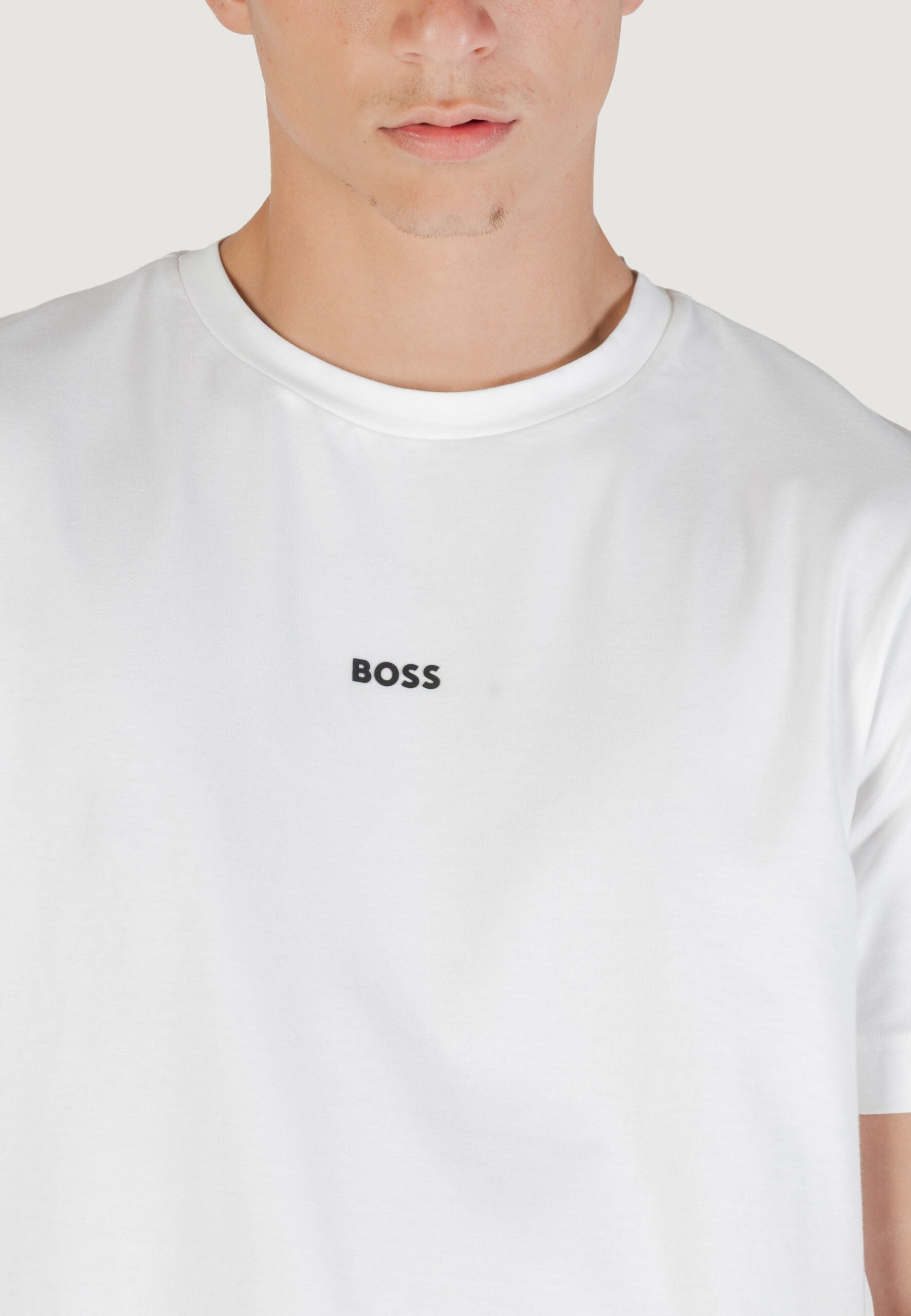 BOSS TChup メンズ ホワイト Tシャツ