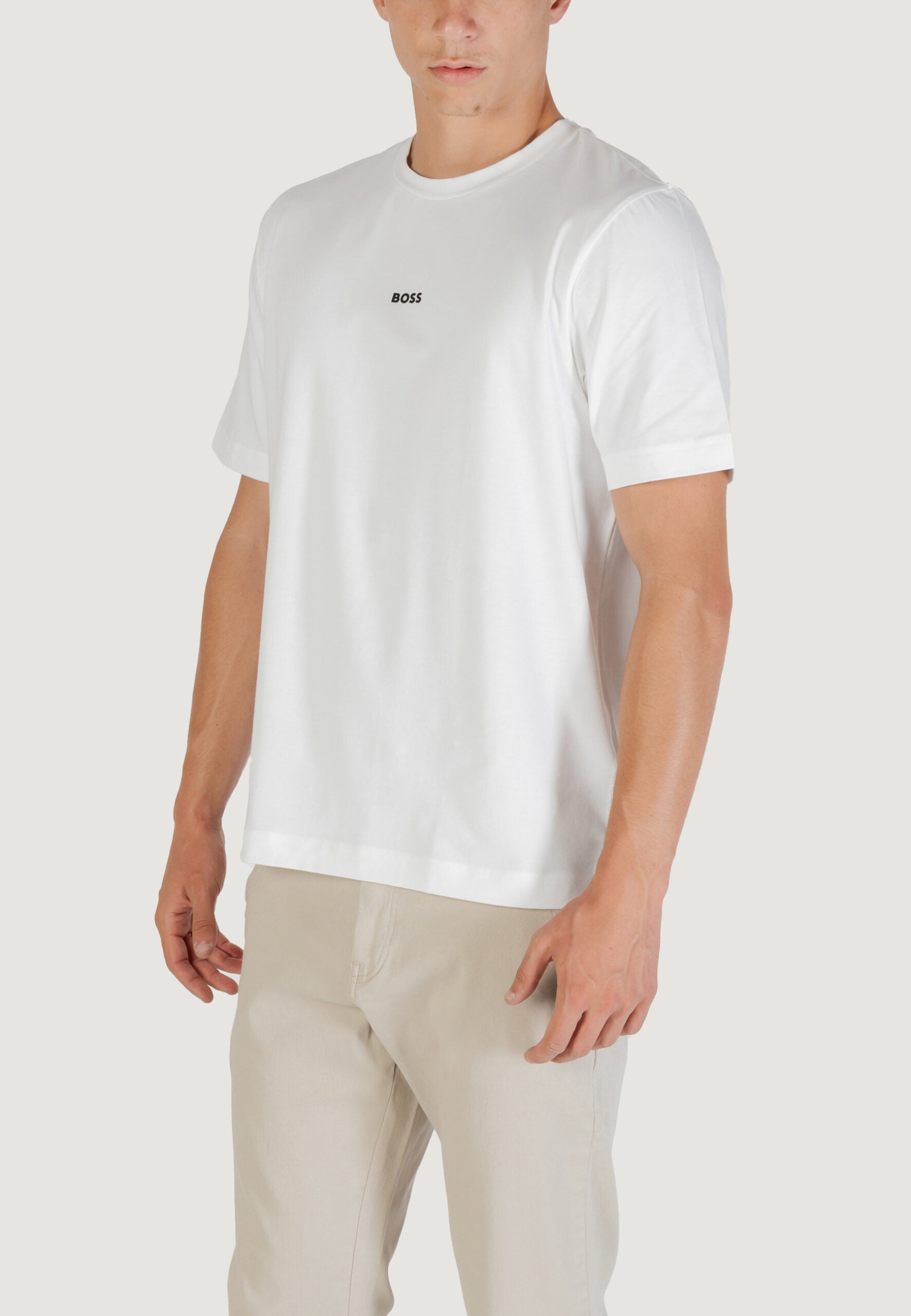 BOSS TChup メンズ ホワイト Tシャツ