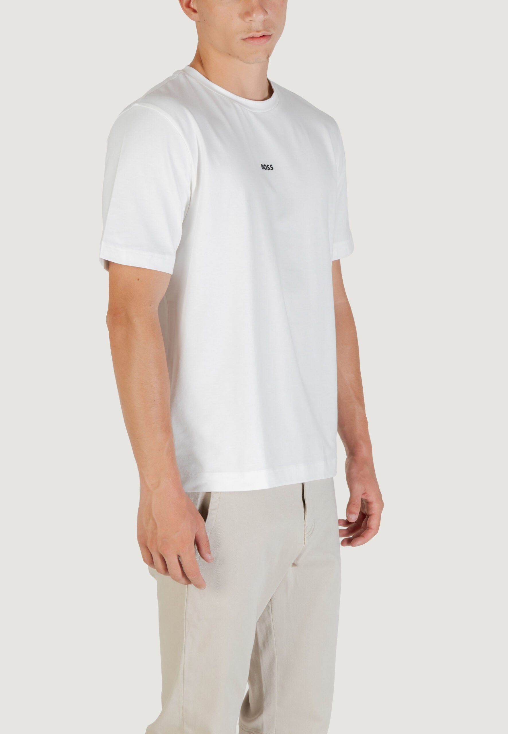 BOSS TChup メンズ ホワイト Tシャツ