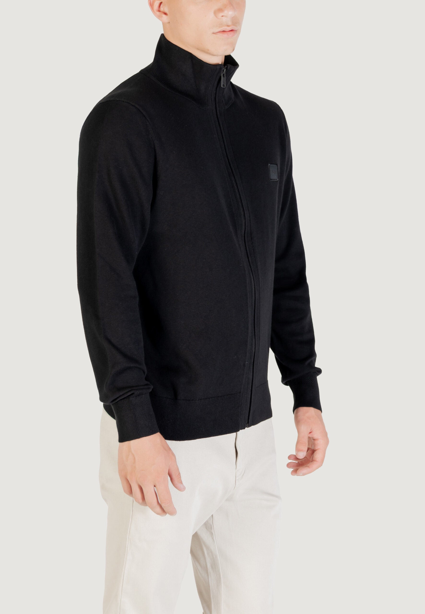 BOSS メンズ ブラック カーディガン 50543692