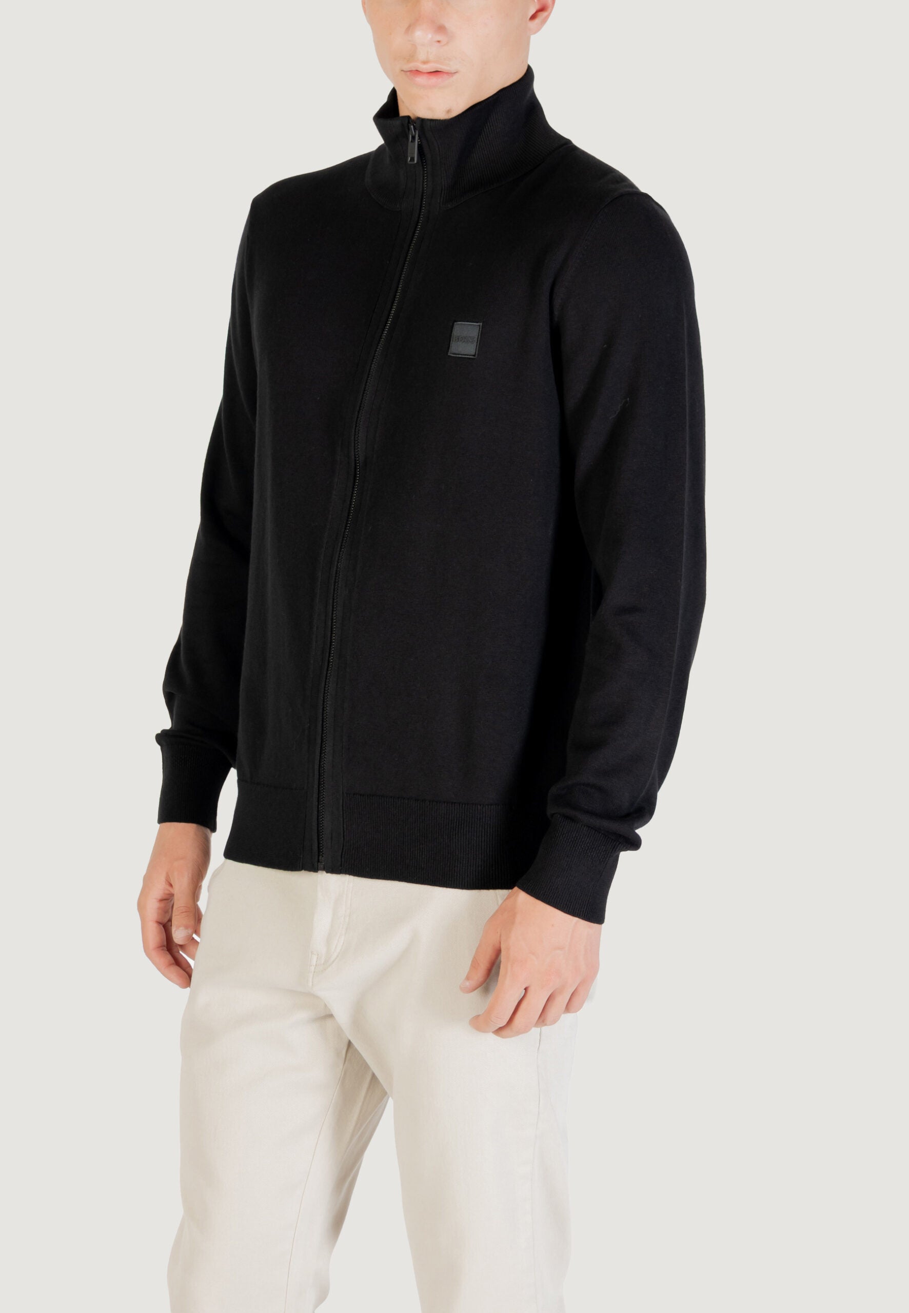 BOSS メンズ ブラック カーディガン 50543692