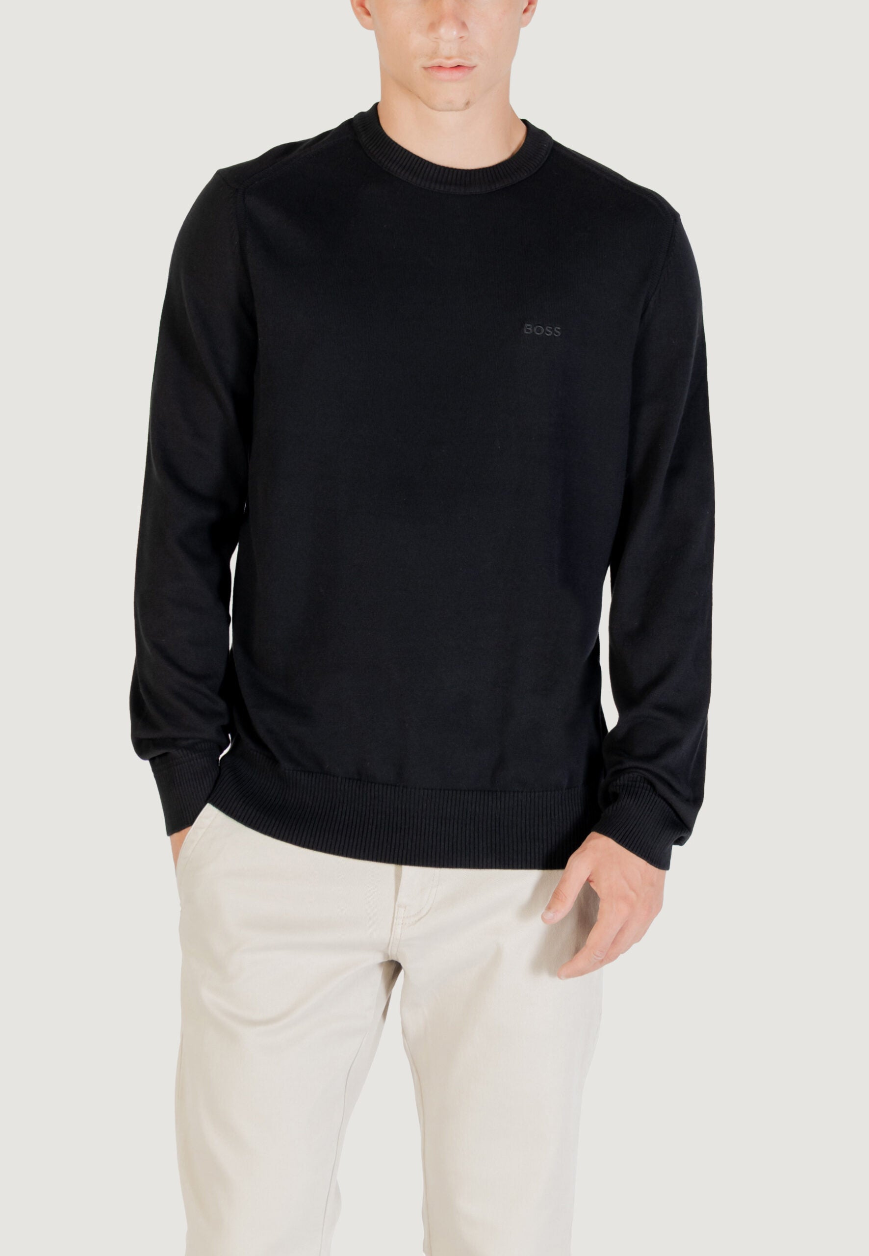 BOSS Men's Black Sweater