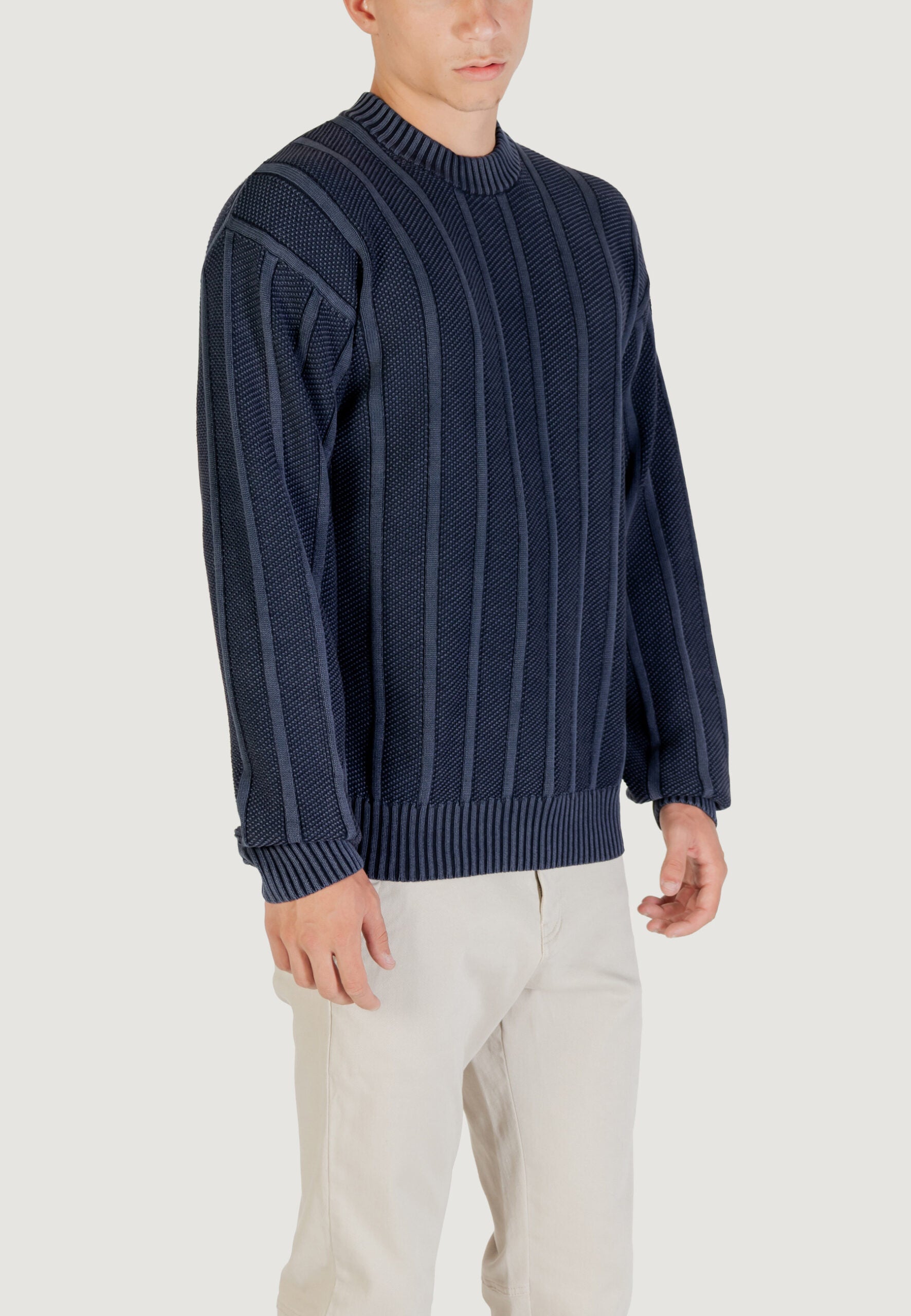 BOSS メンズ ダークブルー セーター