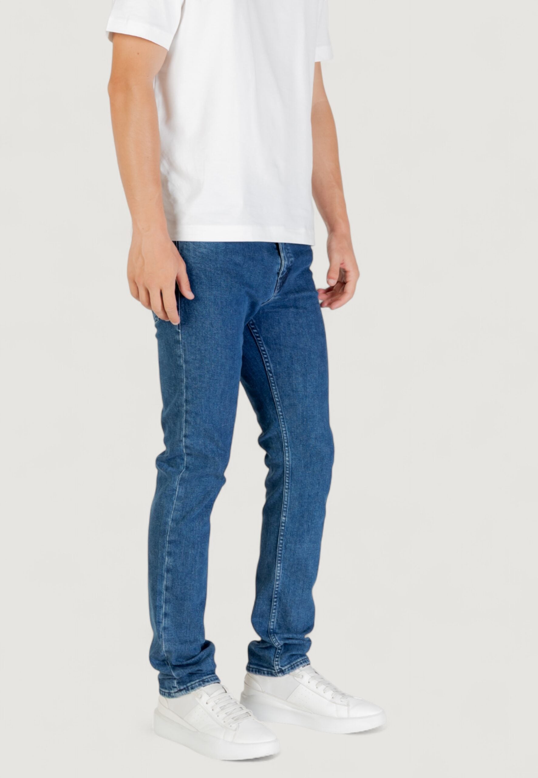 BOSS メンズ ダークデニム デラウェア スリムフィット ジーンズ