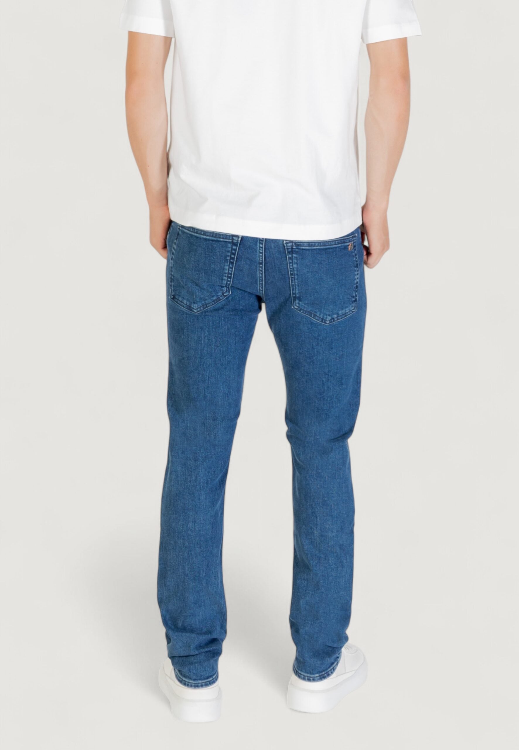 BOSS メンズ ダークデニム デラウェア スリムフィット ジーンズ