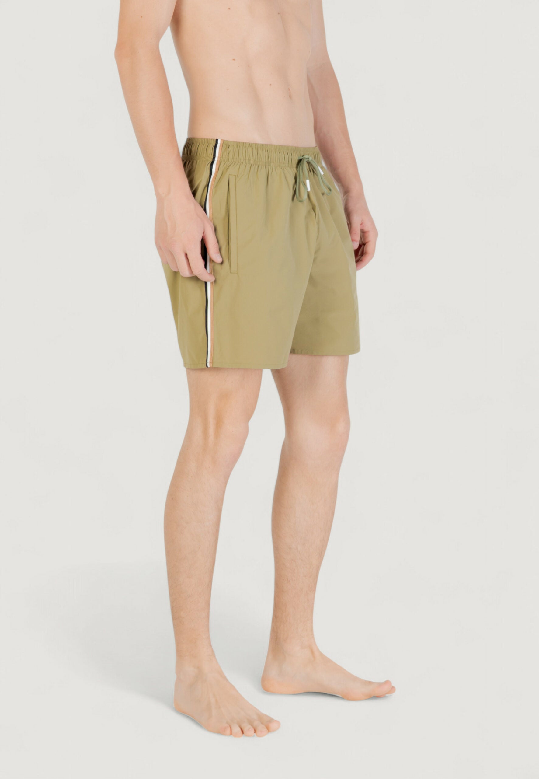 ボス メンズ グリーン ボクサーパンツ - 水着・ビーチウェア