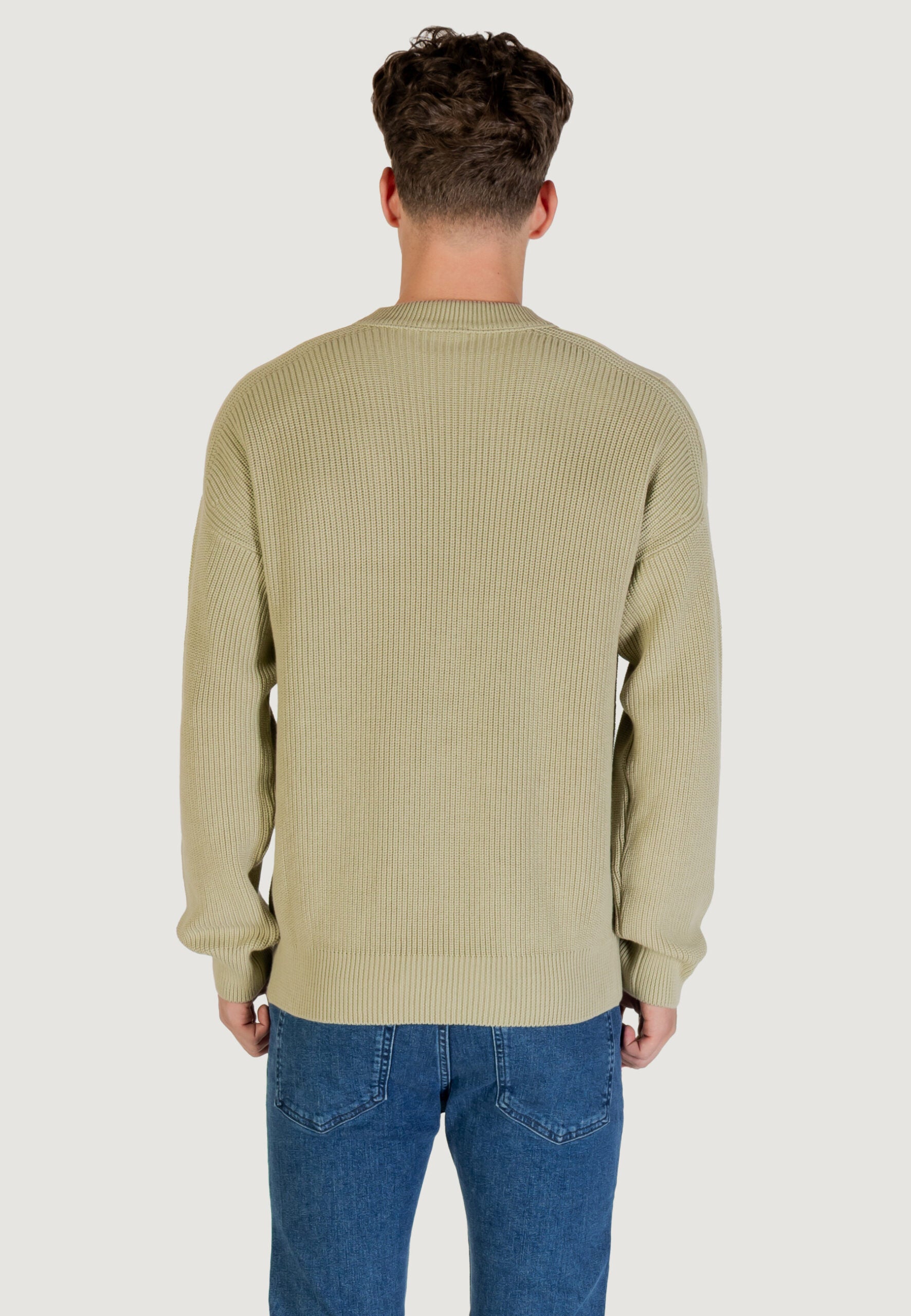 BOSS メンズ セージグリーン セーター