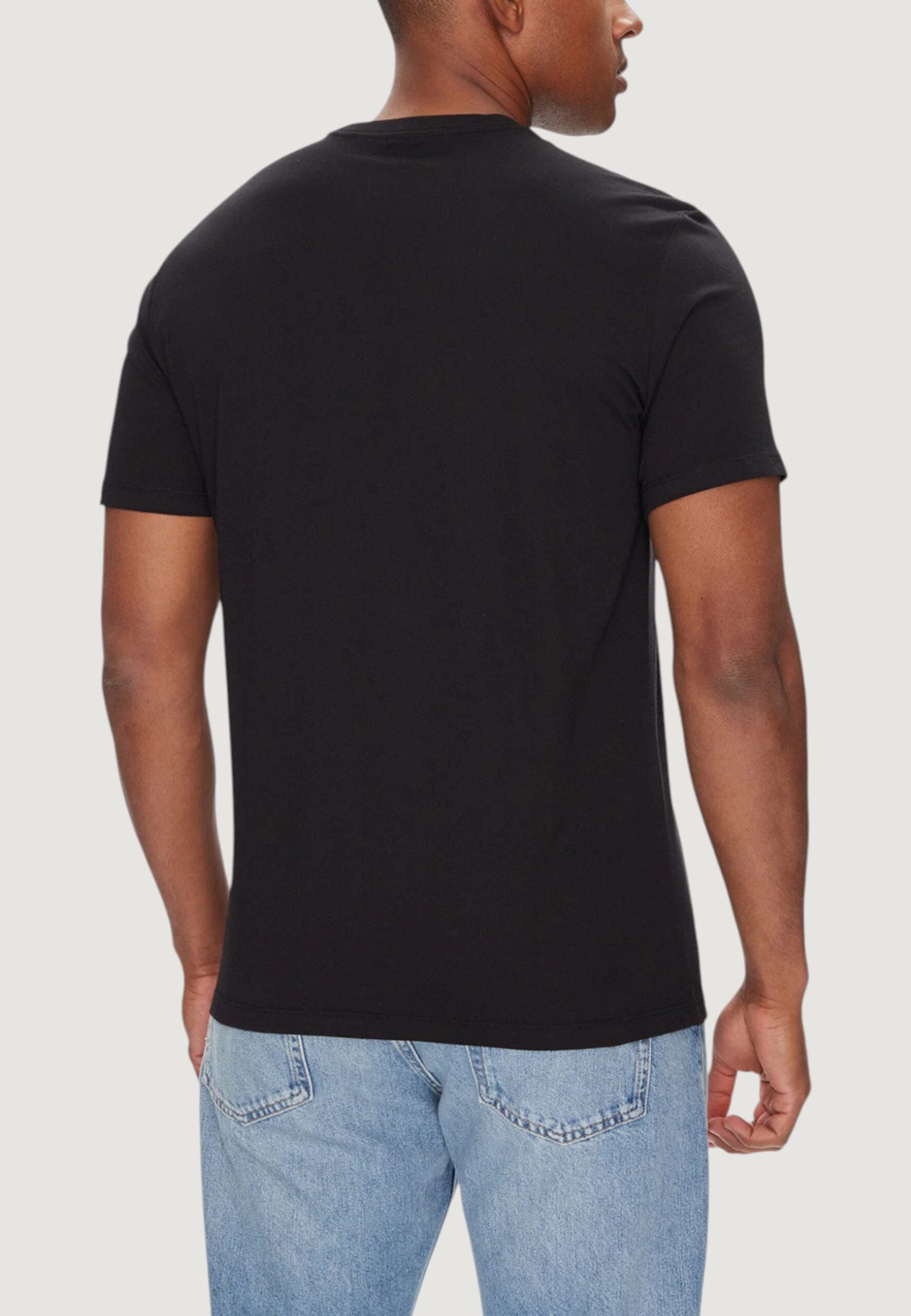 Calvin Klein Jeans Men's Black T-Shirt - New York Wordmark Logo
