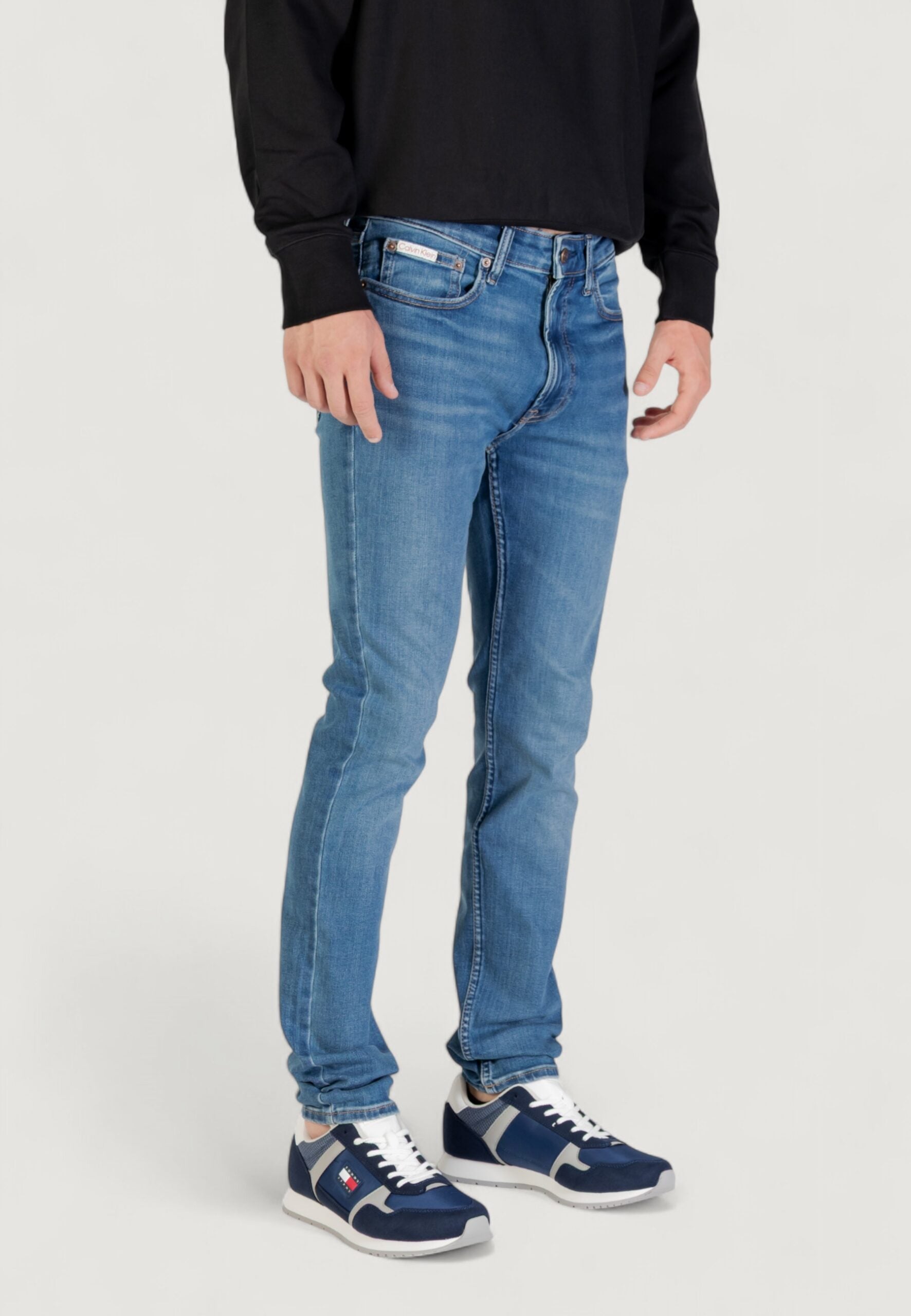 Calvin Klein Jeans Men's Canyon Blue Skinny Denim Jeans