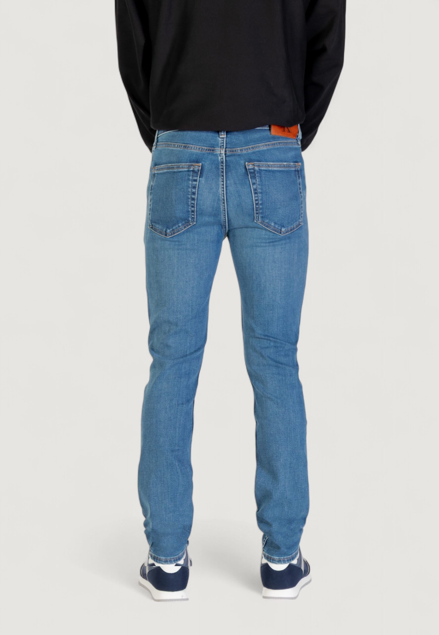 Calvin Klein Jeans Men's Canyon Blue Skinny Denim Jeans
