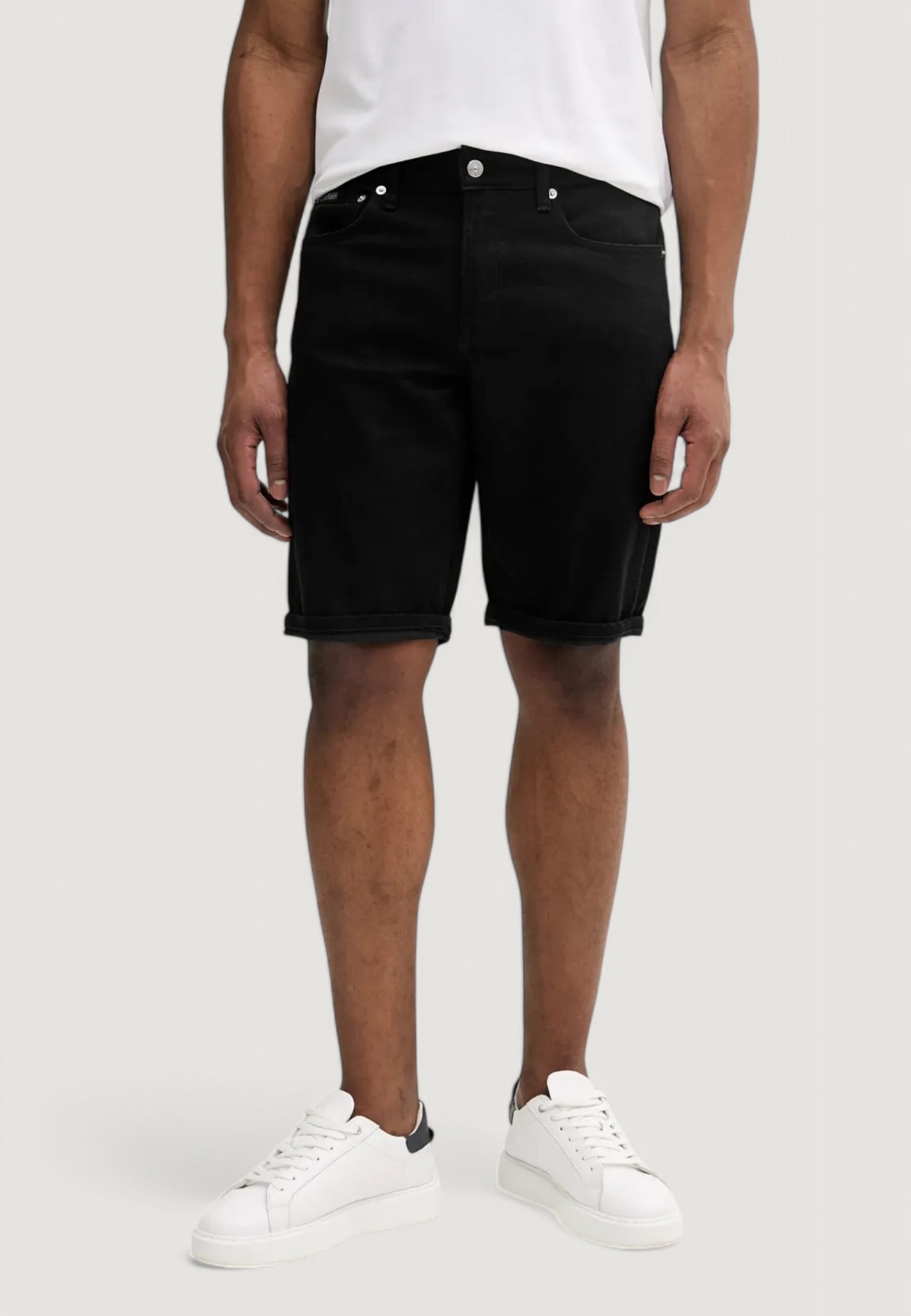 Calvin Klein Jeans Men's Regular Fit Bermuda Shorts - Black