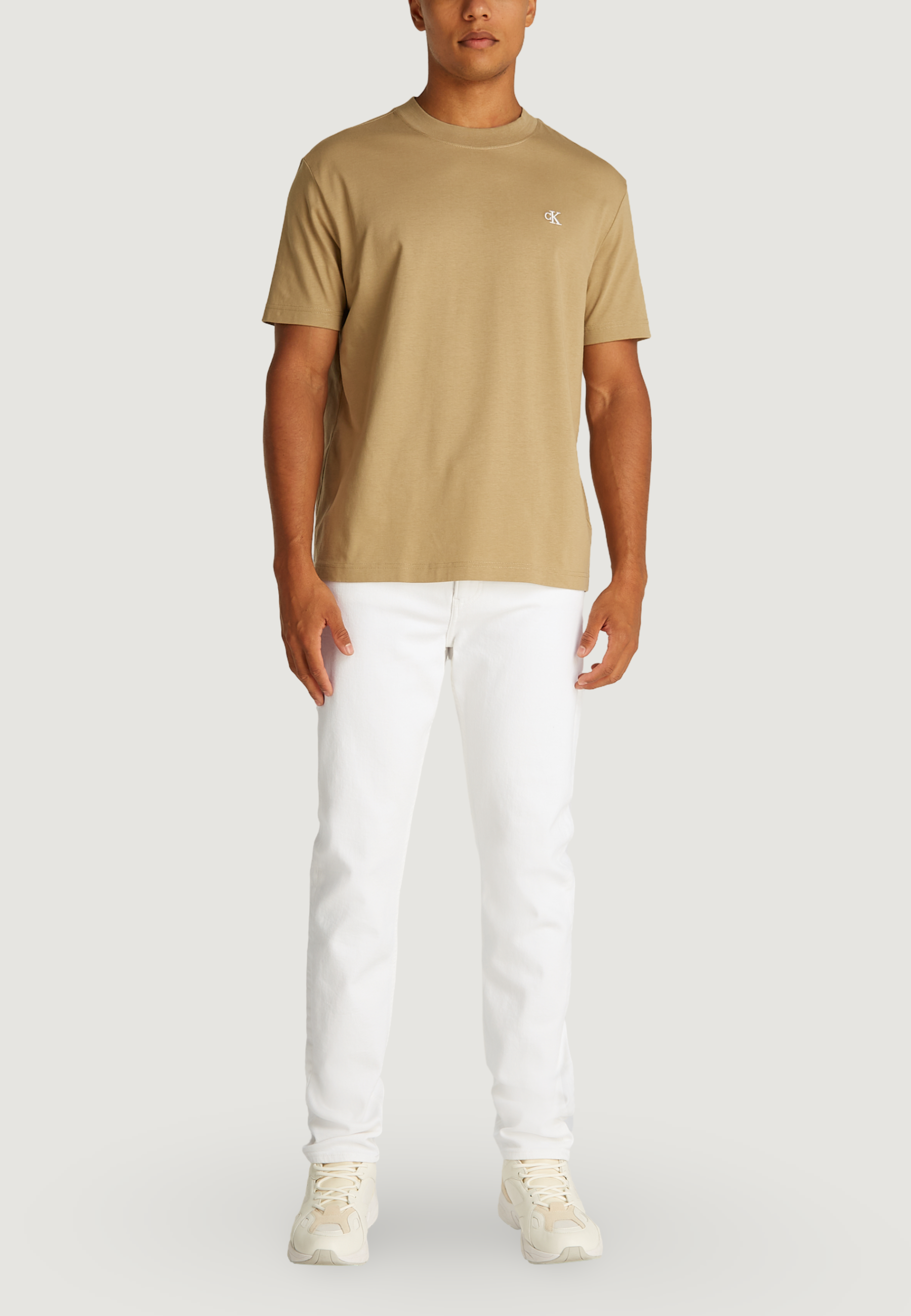 Calvin Klein Jeans Taper Slim Jeans - White