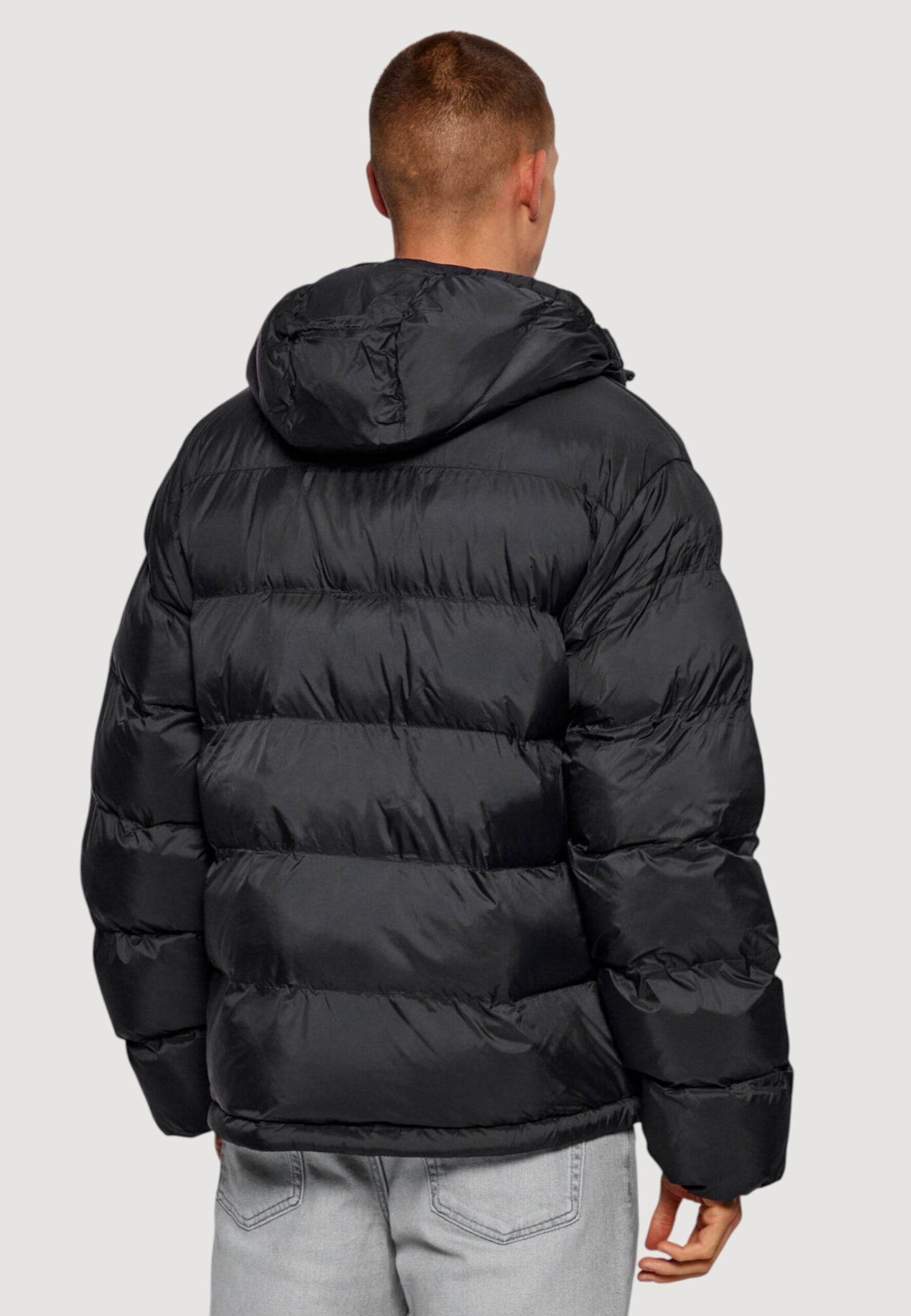 Calvin Klein Men's Black Monogram Down Jacket