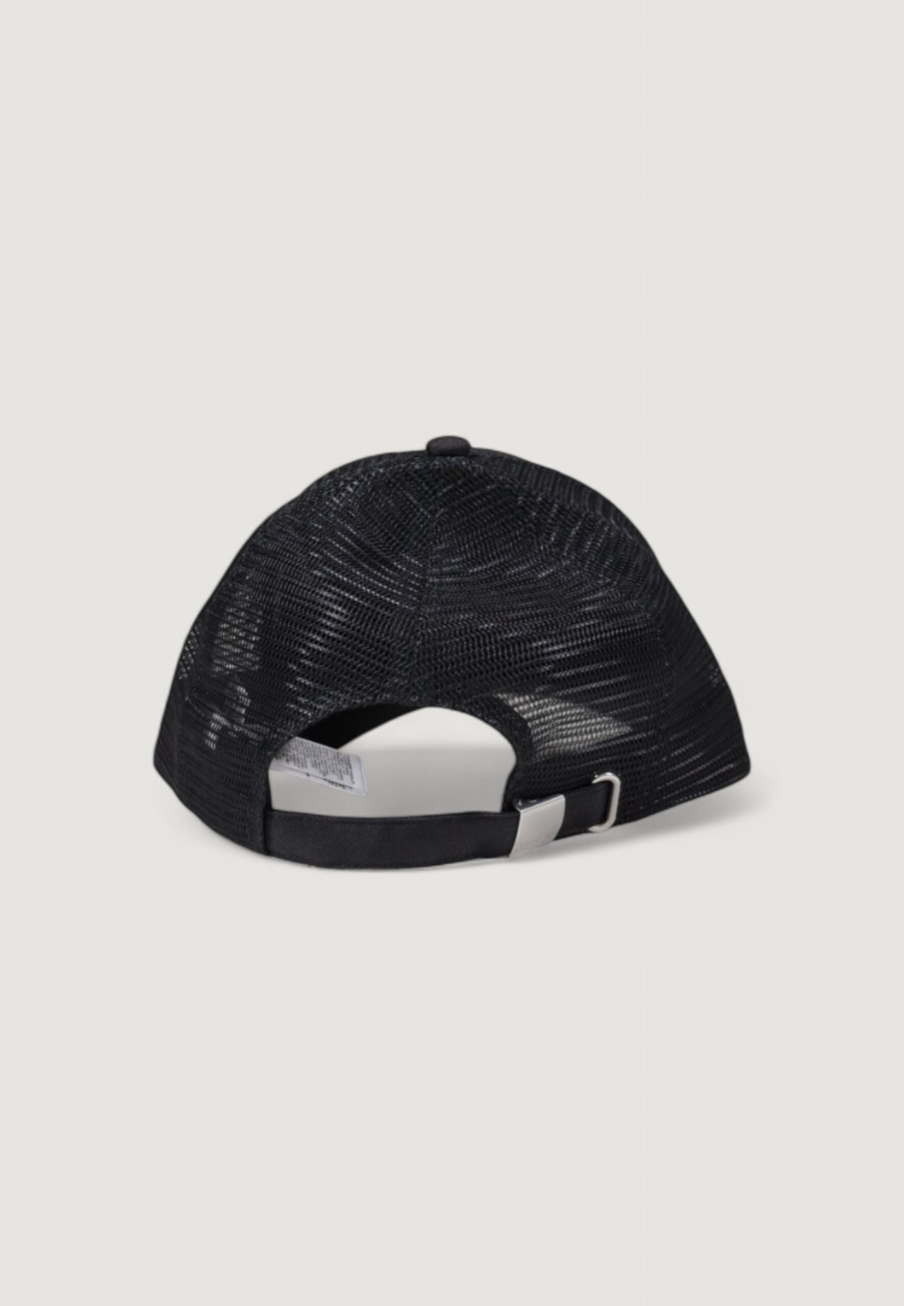 Calvin Klein Men's Black Nylon Peaked Cap - Large Stitch Patch Logo