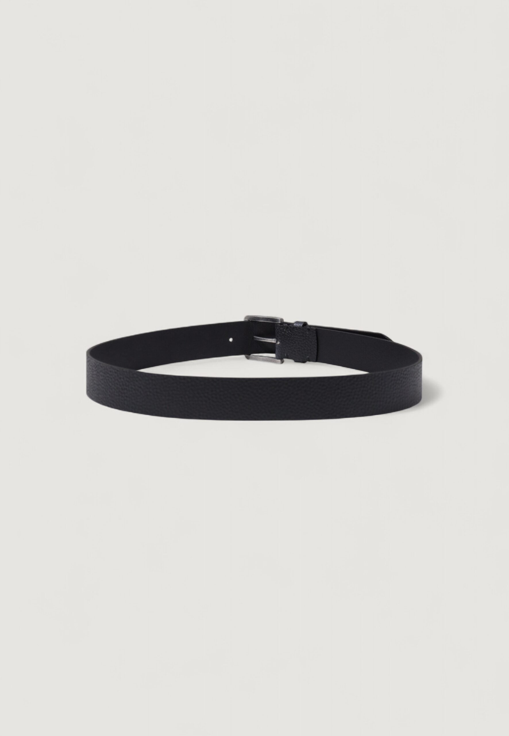 Calvin Klein Men's Classic Flat Black Leather Belt - 35mm