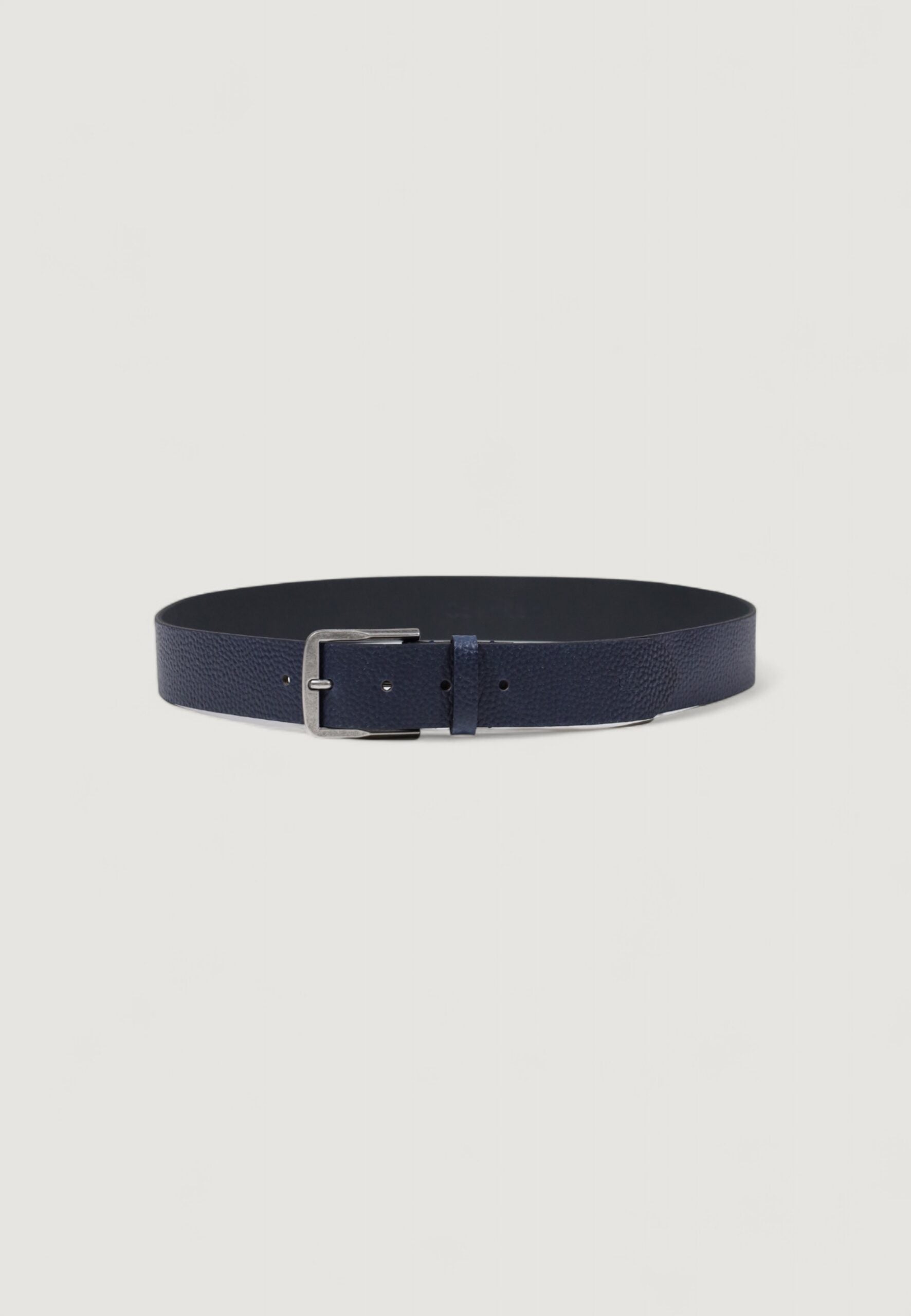 Calvin Klein Men's Classic Flat Blue Leather Belt - 35mm