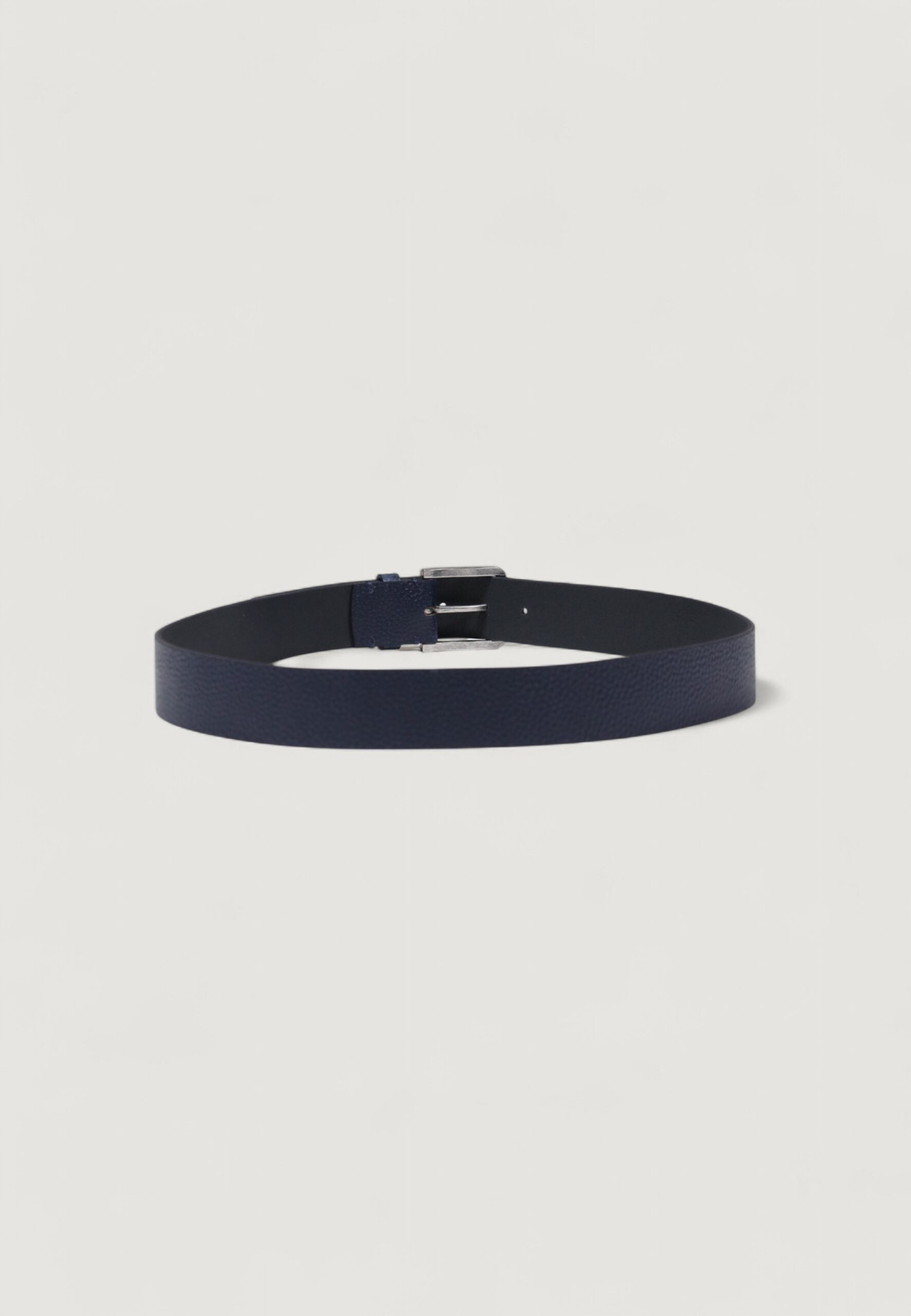 Calvin Klein Men's Classic Flat Blue Leather Belt - 35mm