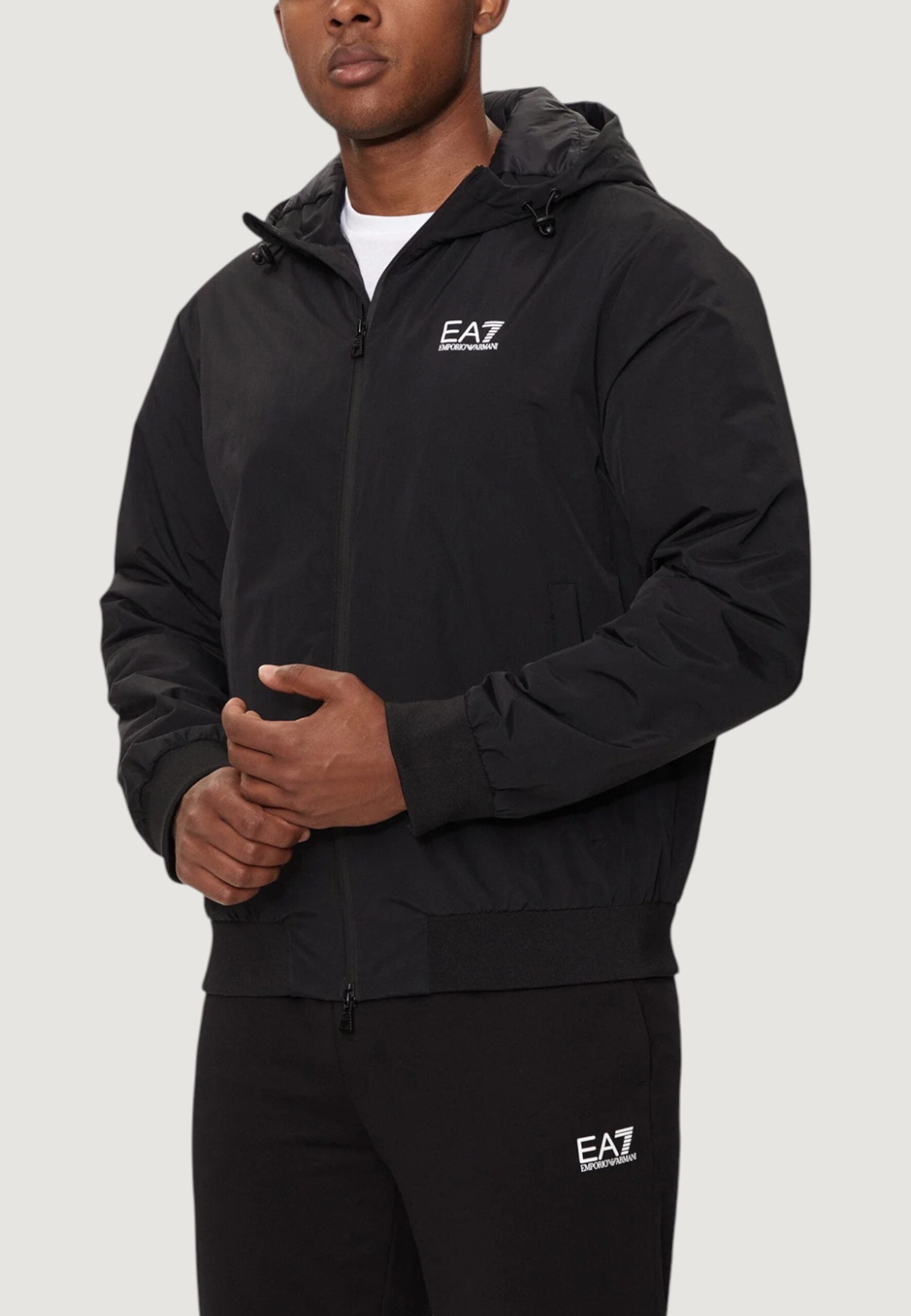 EA7 Men's Black Jacket 8NPB21 PNFZZ