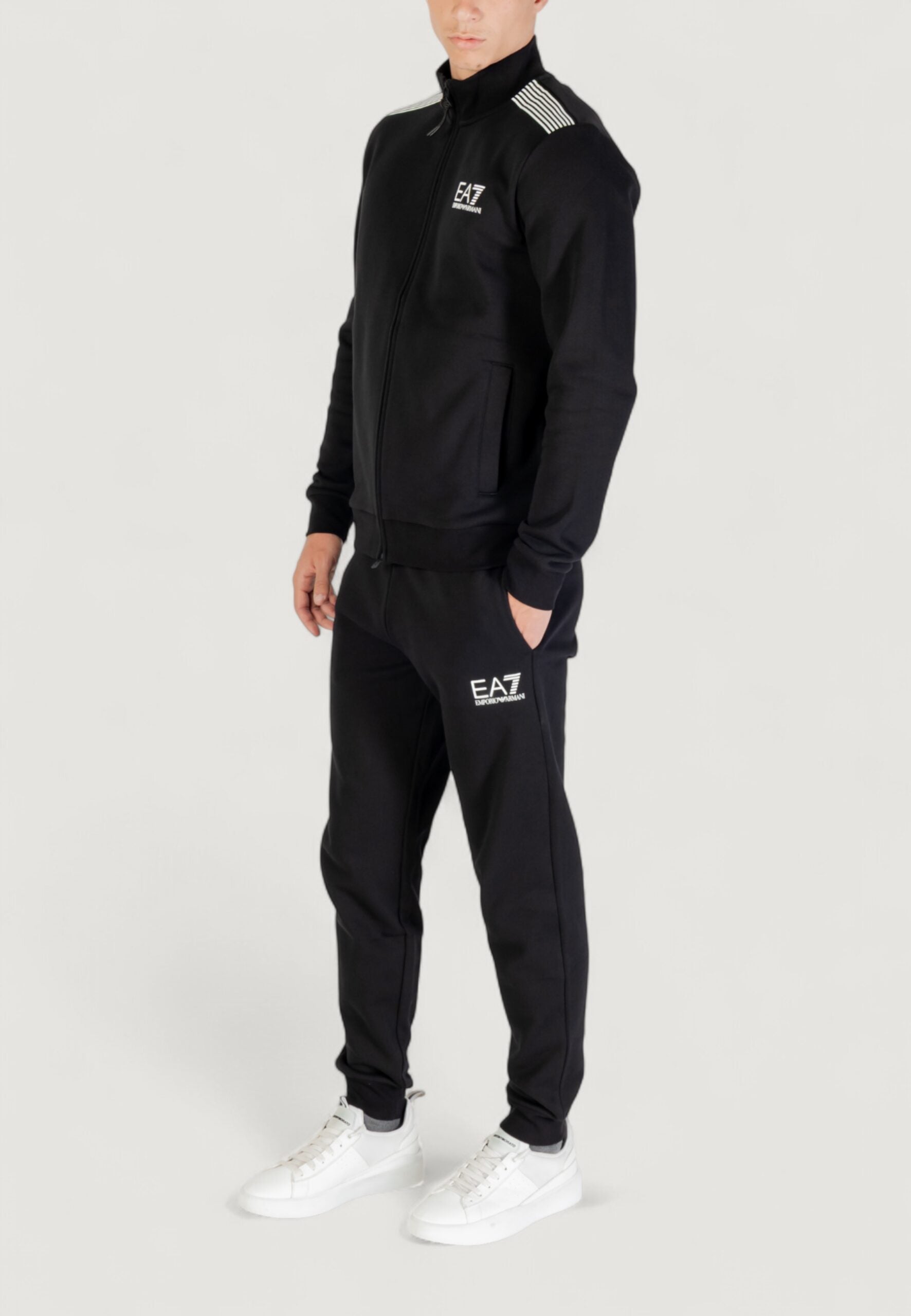 EA7 Men's Black Tracksuit