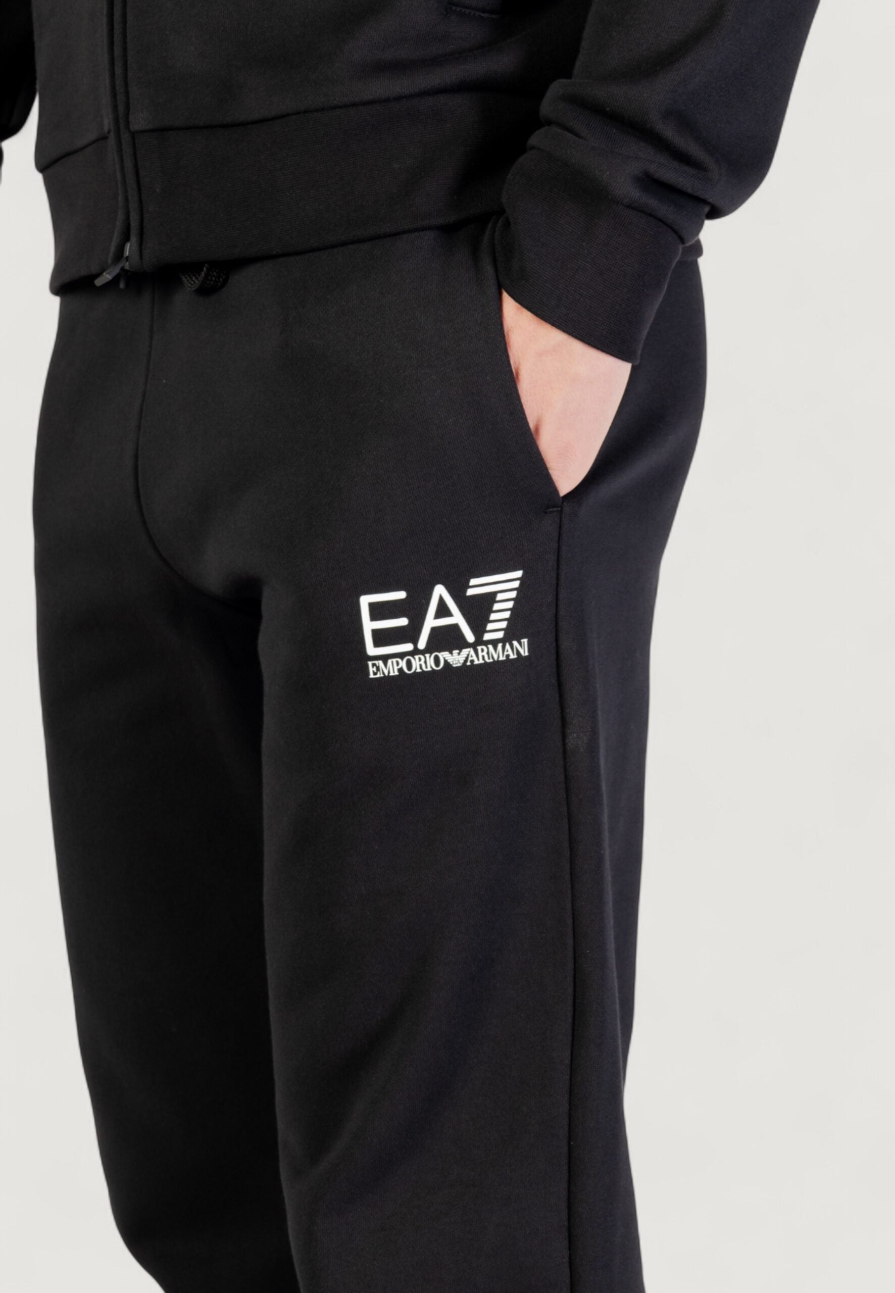 EA7 Men's Black Tracksuit