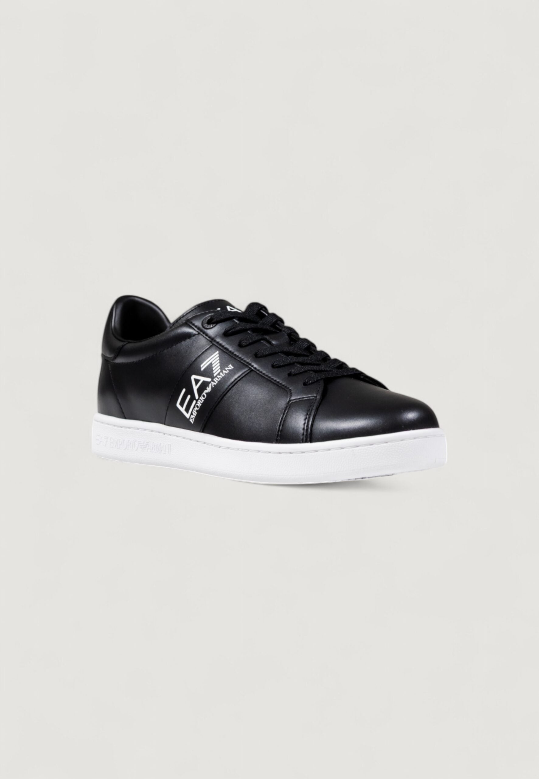 EA7 Emporio Armani Men's Black and White Sneakers