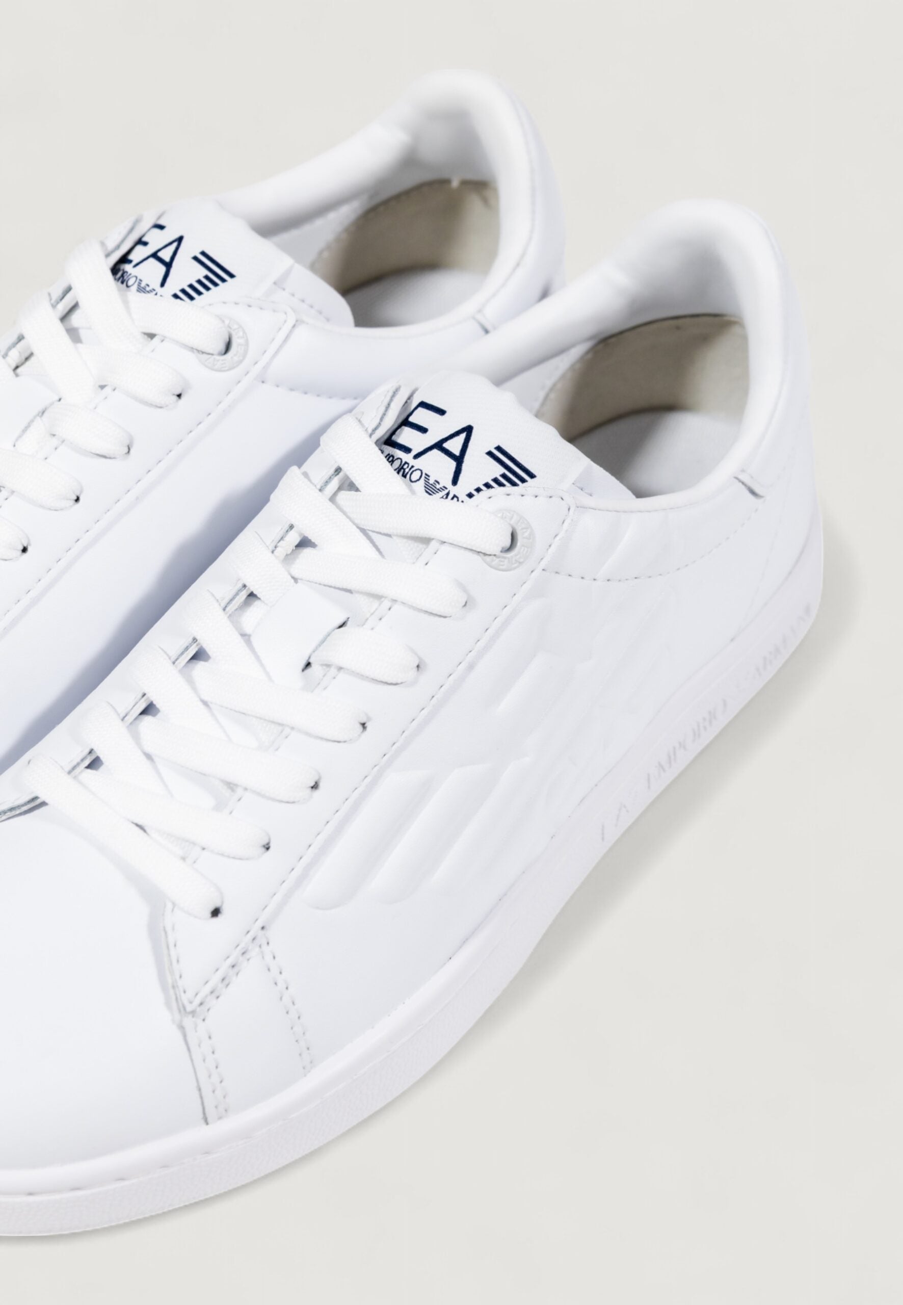EA7 Emporio Armani Unisex White Sneakers
