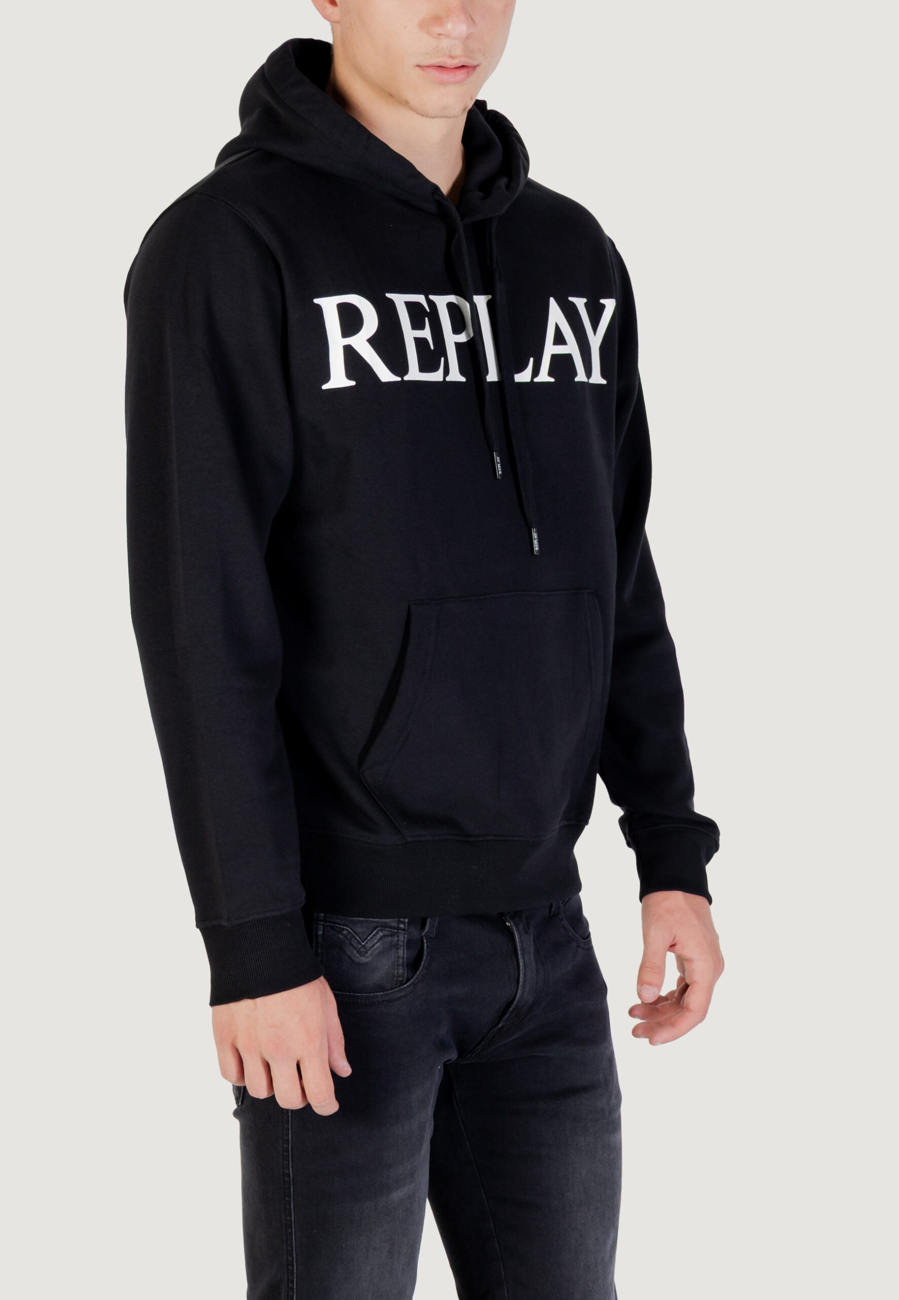 Replay Men's Black Hoodie