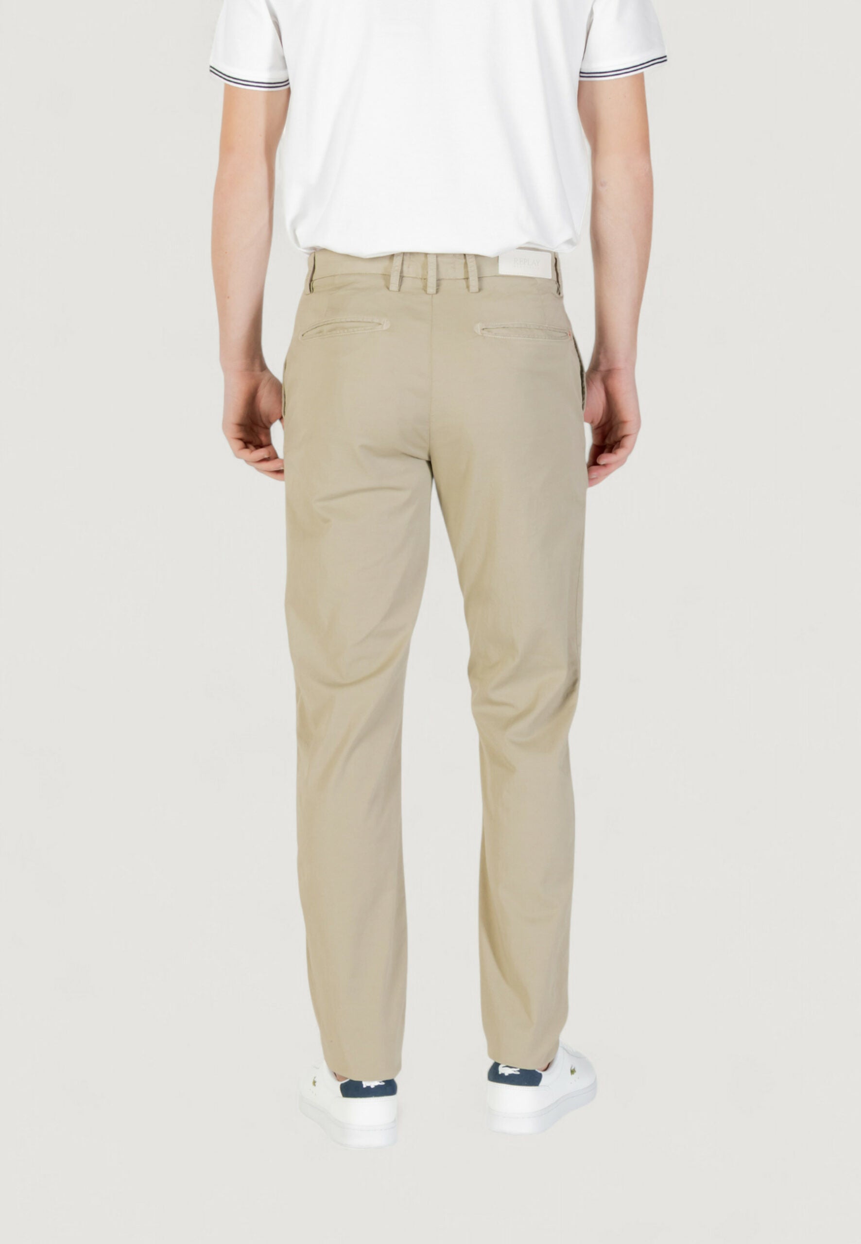 Replay Men's Green Pants - Casual Chinos & Trousers