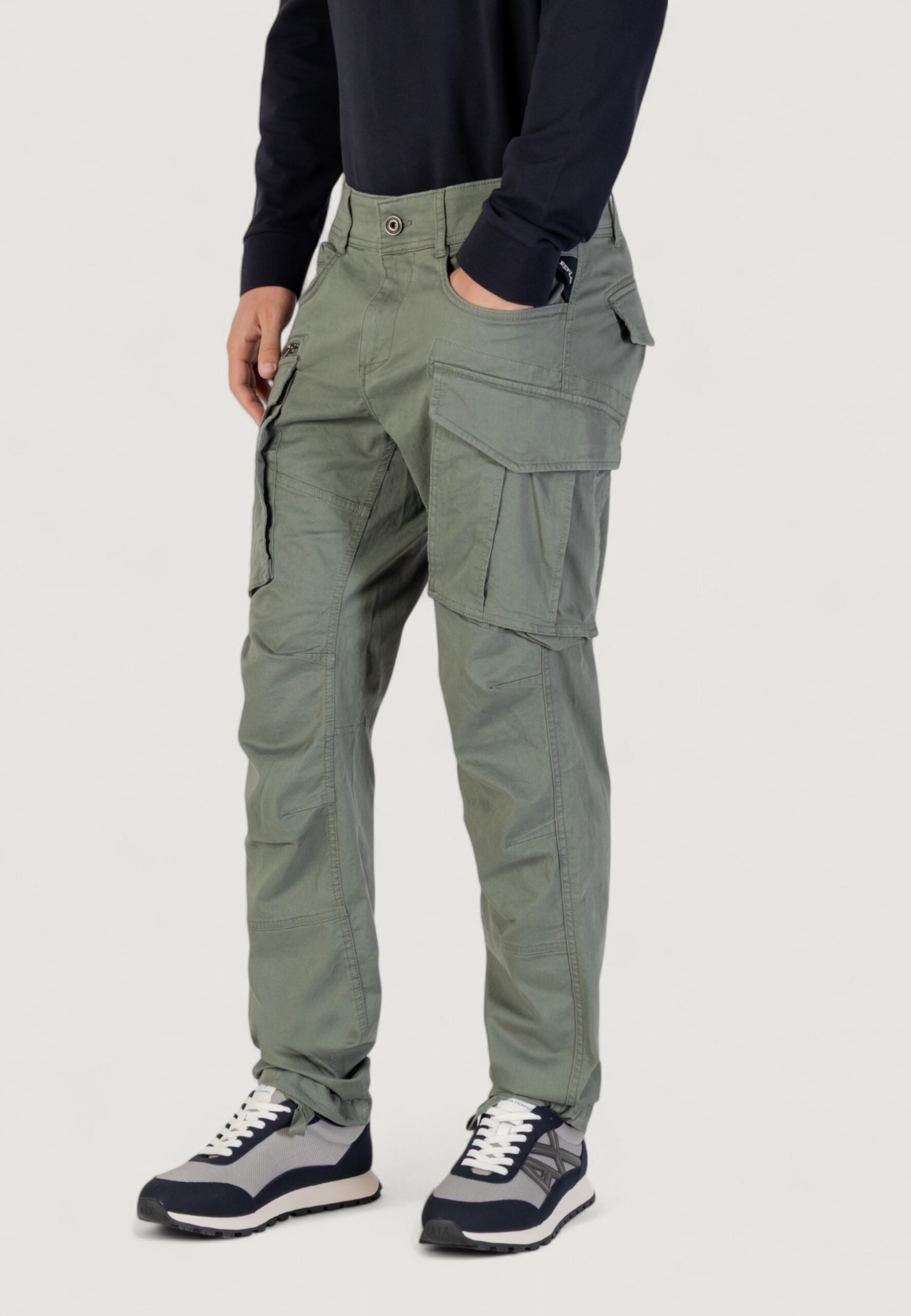 Replay Men's Joe Slim Fit Olive Green Jeans M9873A