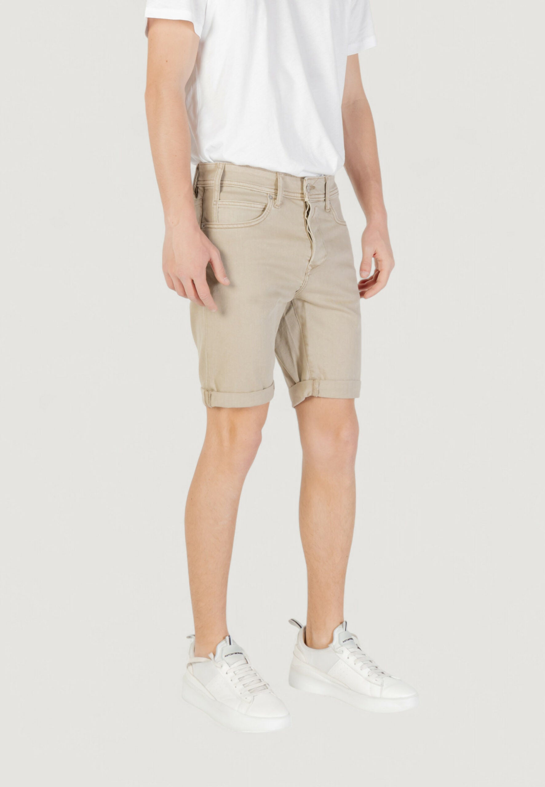 Replay Men's Bermuda Shorts - Sage Green Casual Fit