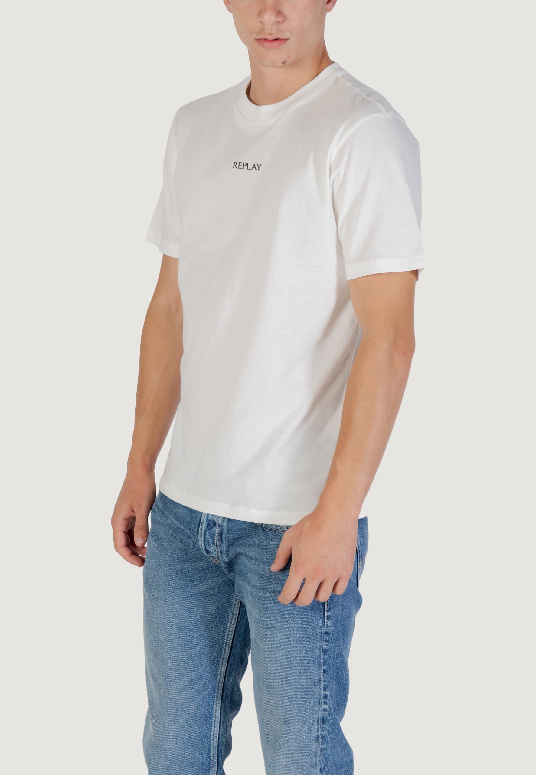 Replay Men's White T-Shirt M3098