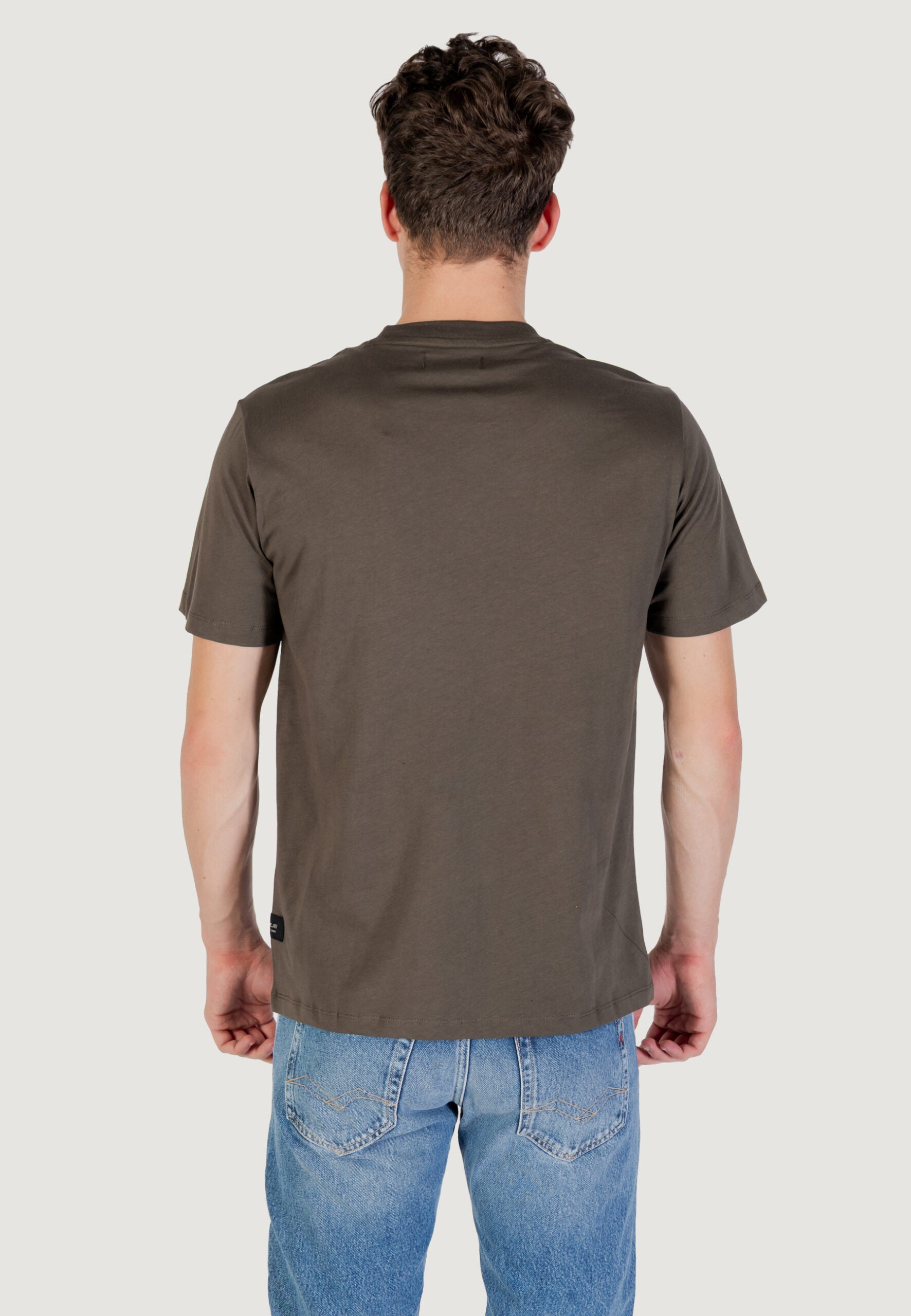 Replay Men's Olive Green T-shirt
