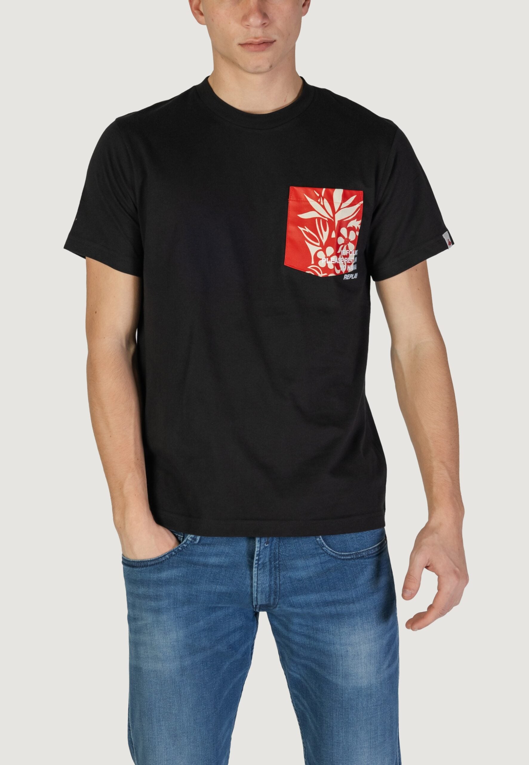 Replay M3065 Black T-Shirt