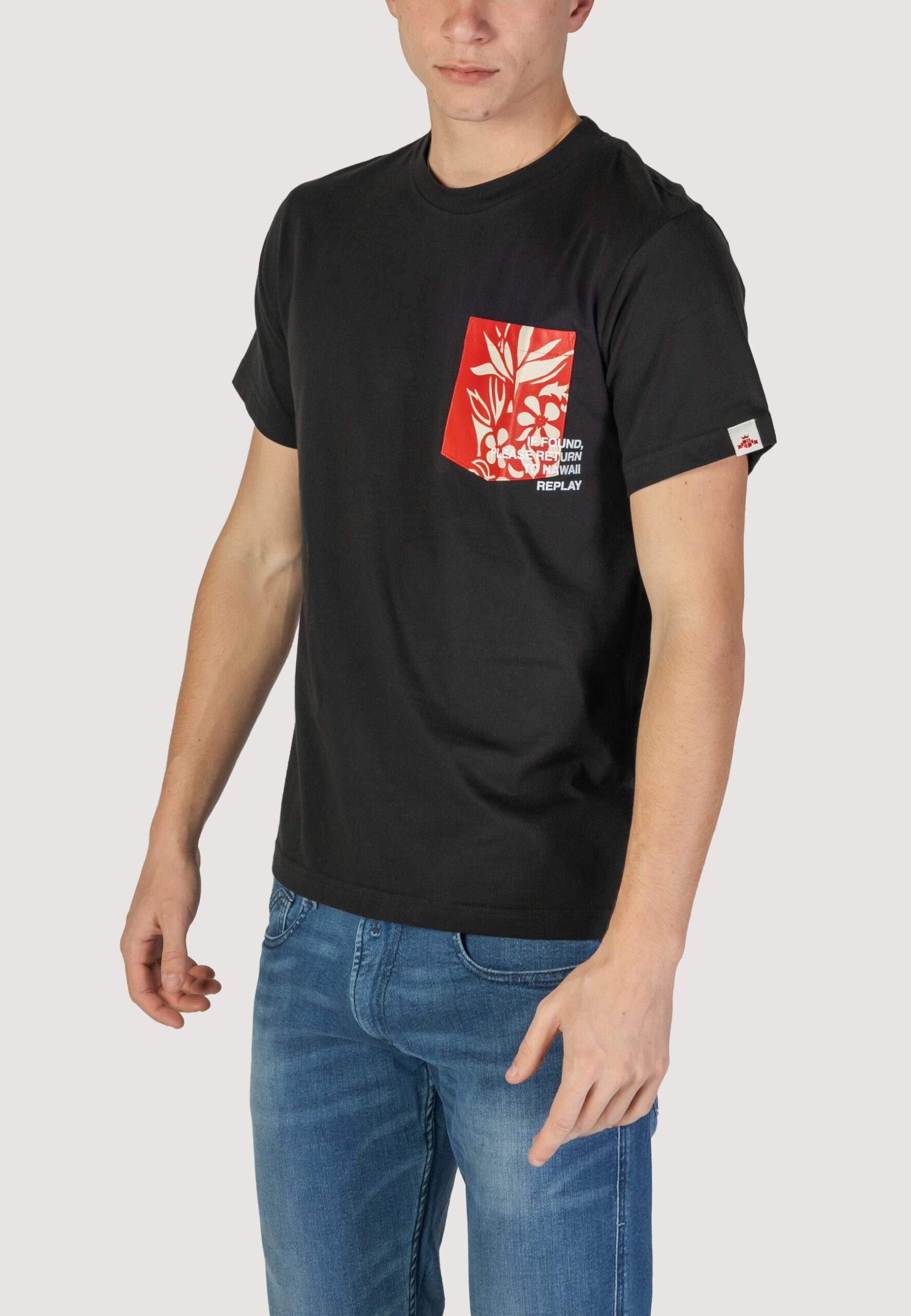 Replay M3065 Black T-Shirt