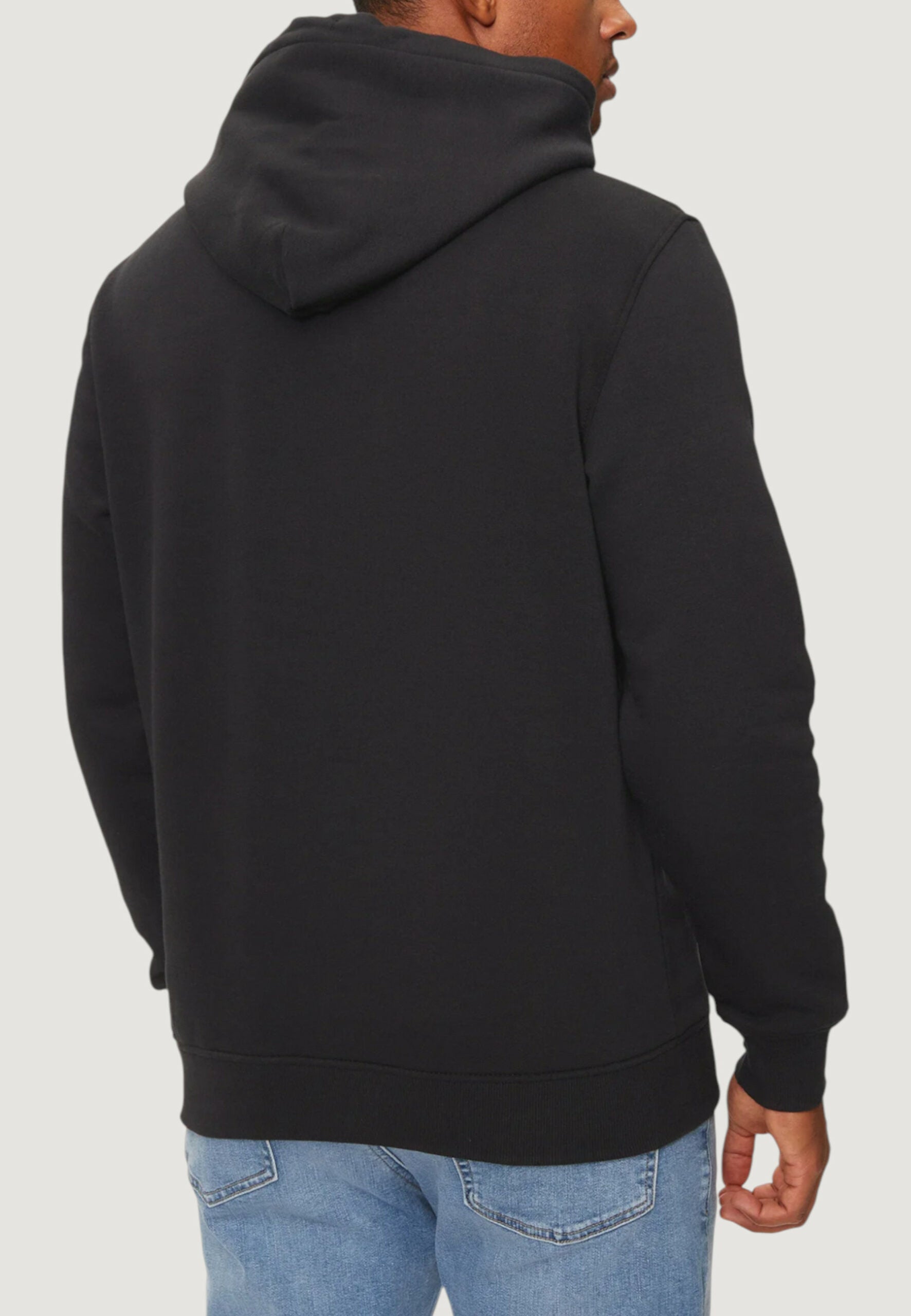 Tommy Hilfiger TJM Men's Black Essential Flag Hoodie